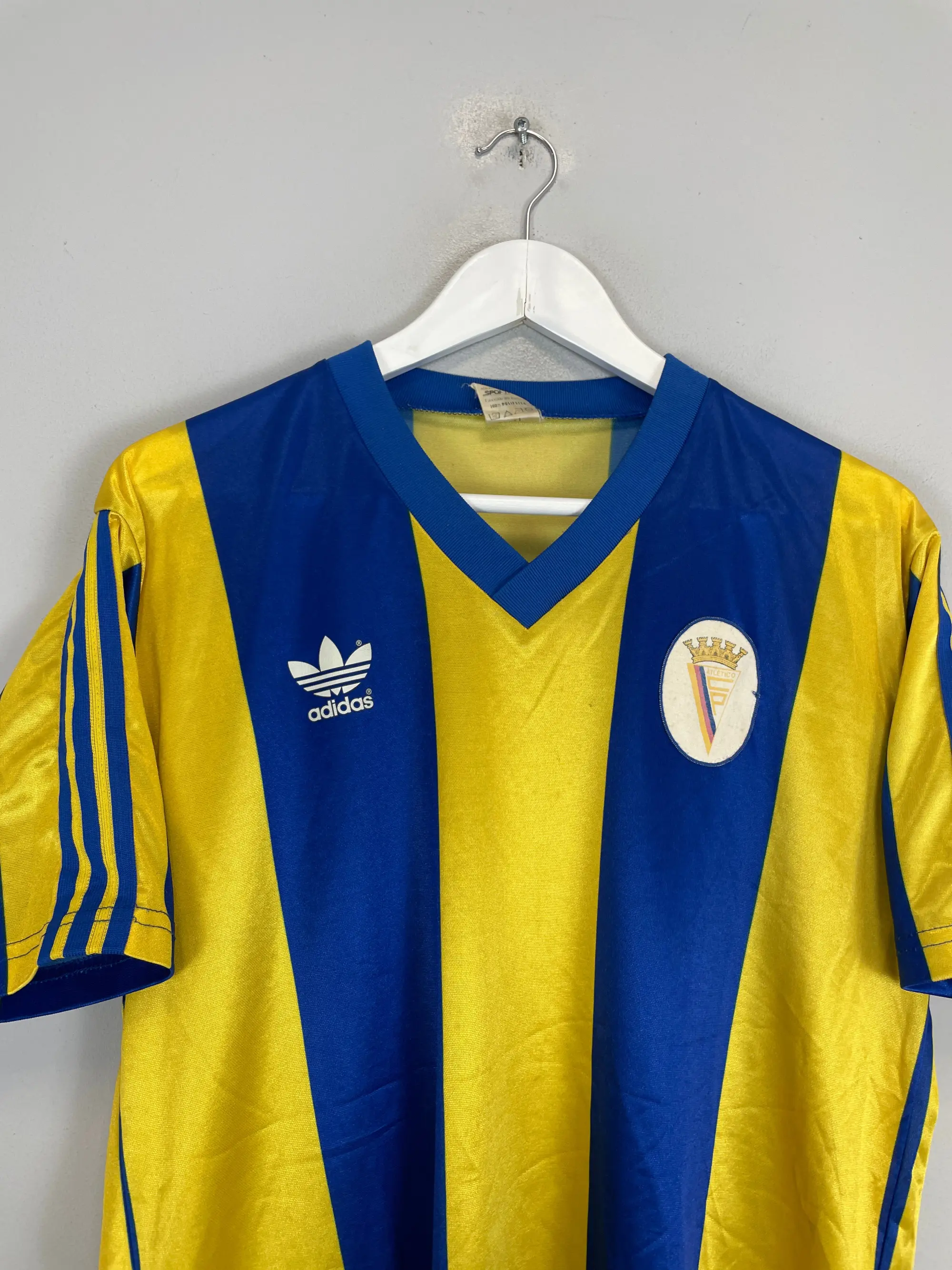 CULT KITS - 1987/91 ATLETICO CLUBE DE PORTUGAL #6 HOME SHIRT (L) ADIDAS