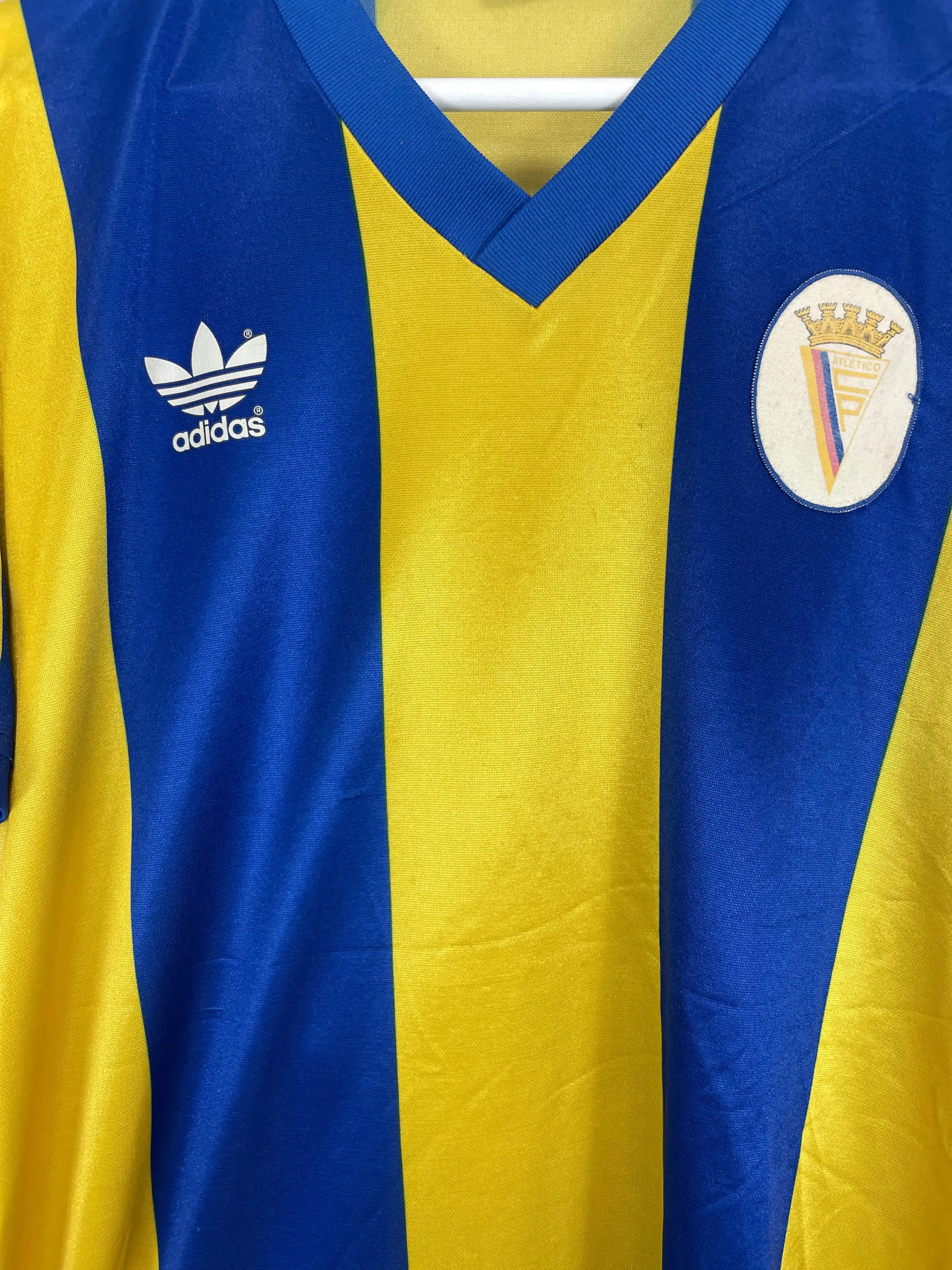 CULT KITS - 1987/91 ATLETICO CLUBE DE PORTUGAL #6 HOME SHIRT (L) ADIDAS