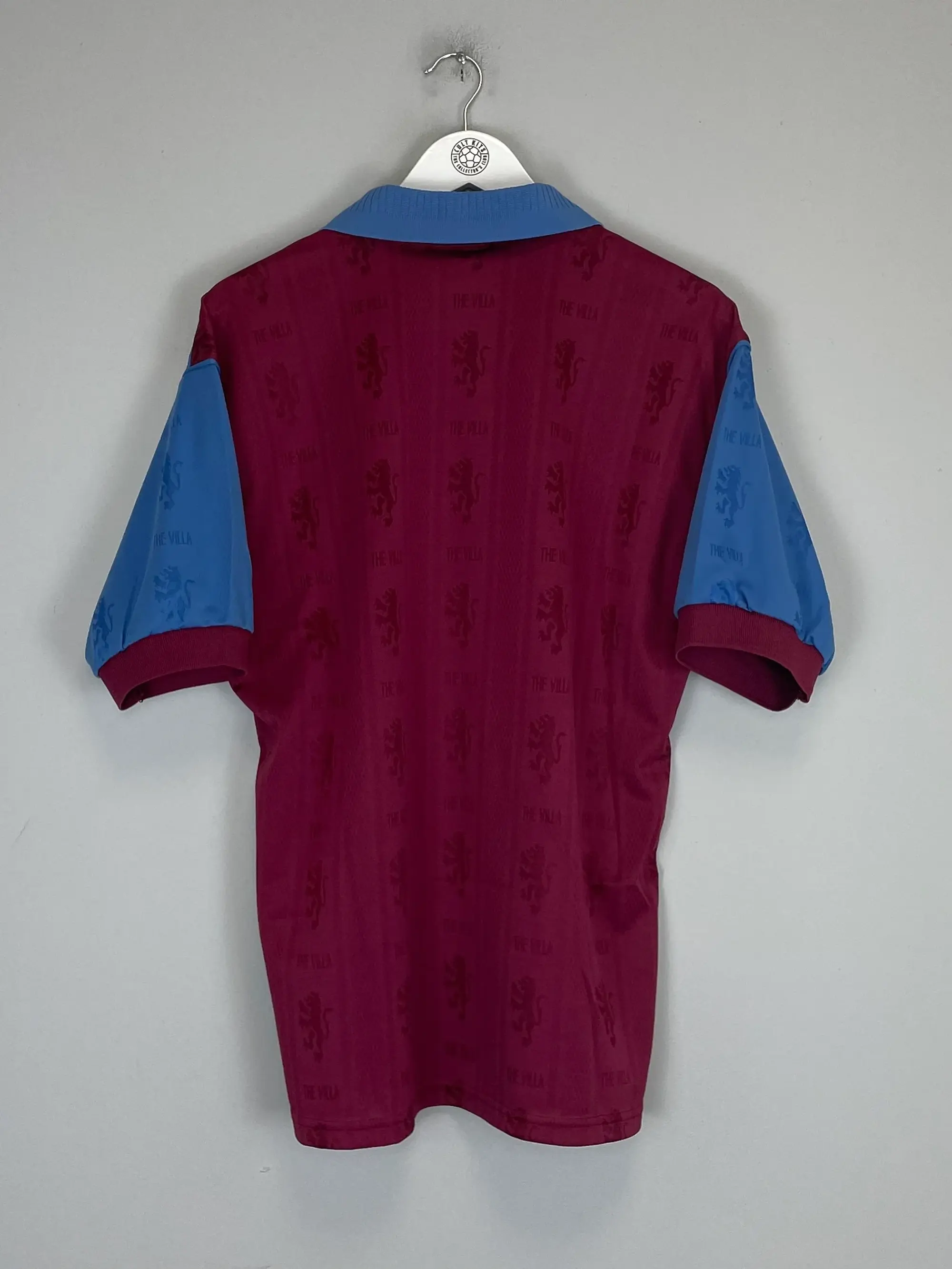 CULT KITS - 1995/97 ASTON VILLA *BNWT* HOME SHIRT (M) REEBOK