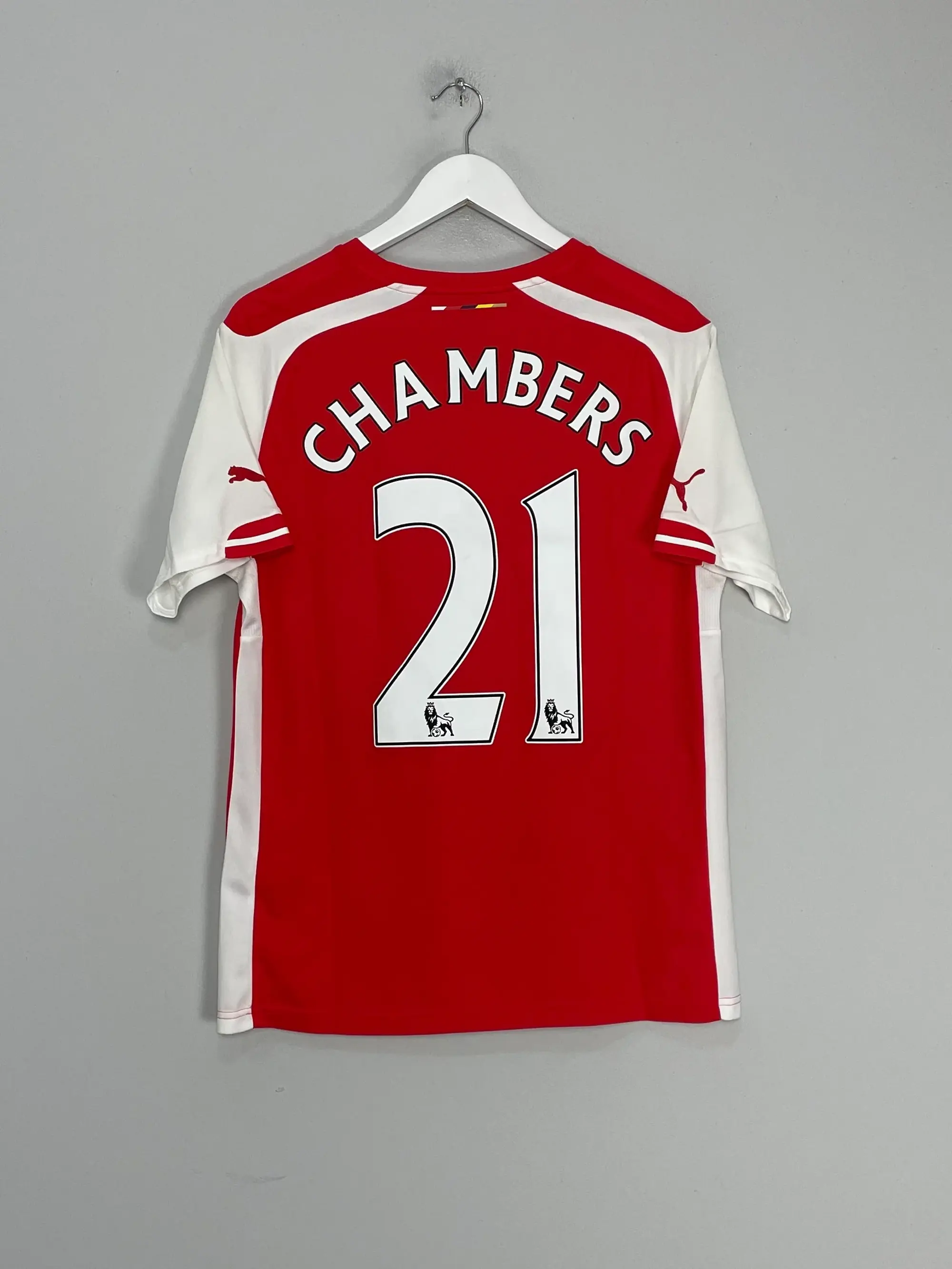 CULT KITS - 2014/15 ARSENAL CHAMBERS #21 HOME SHIRT (M) PUMA