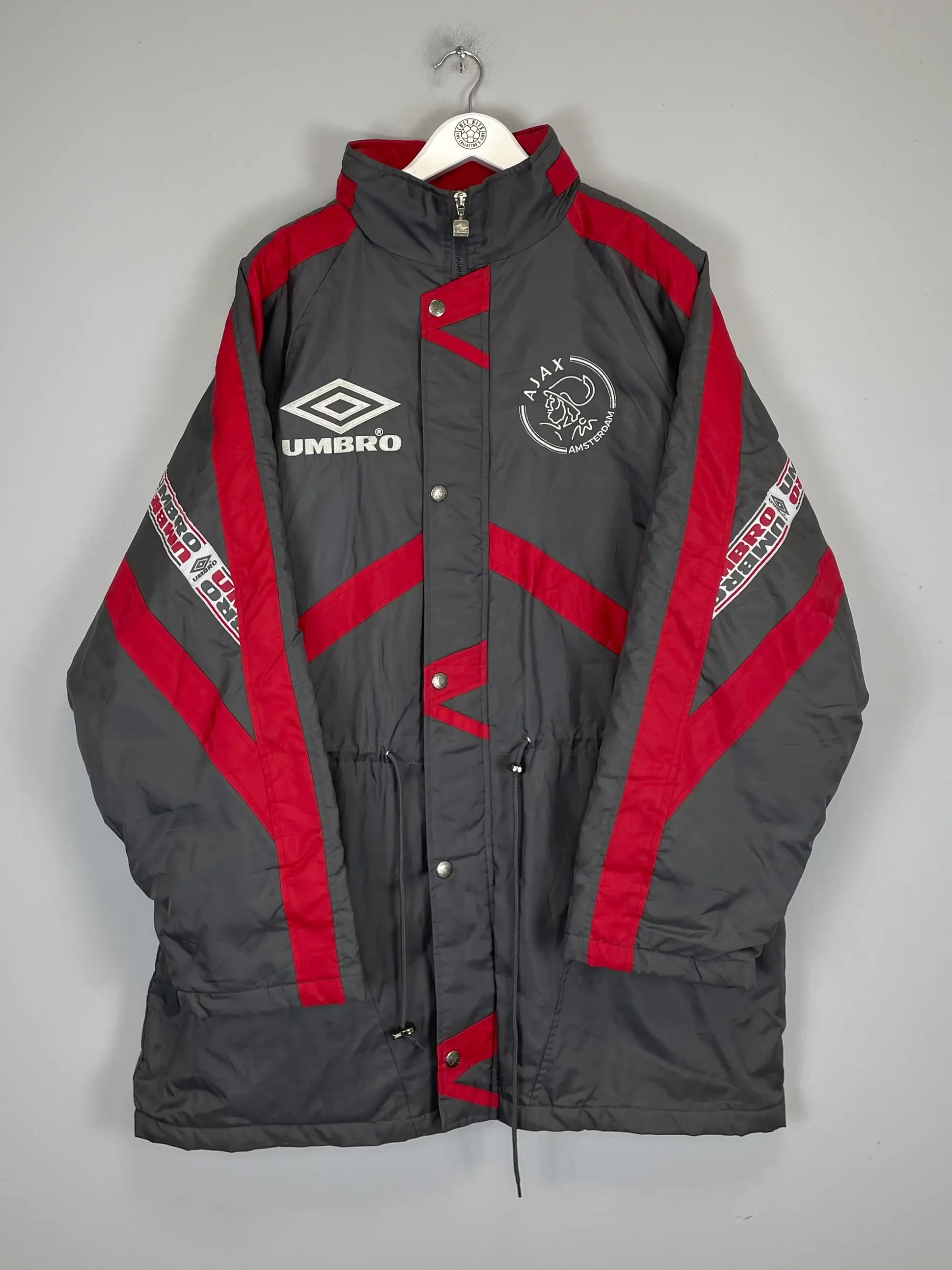 CULT KITS - 1995/96 AJAX BENCH COAT (XXL) UMBRO