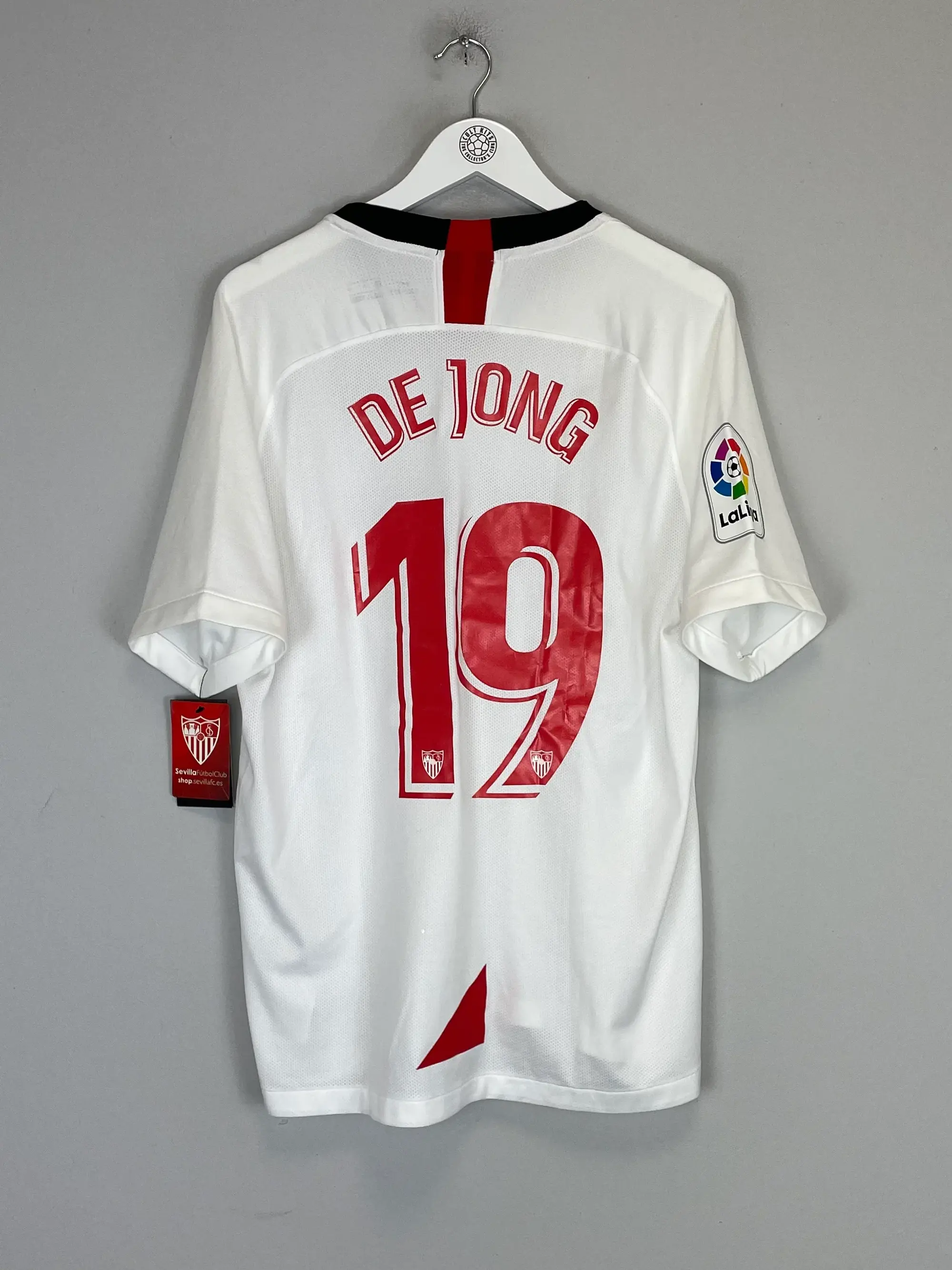 2019/20 SEVILLA DE JONG #19 *BNWT* HOME SHIRT (XL) NIKE | Cult Kits