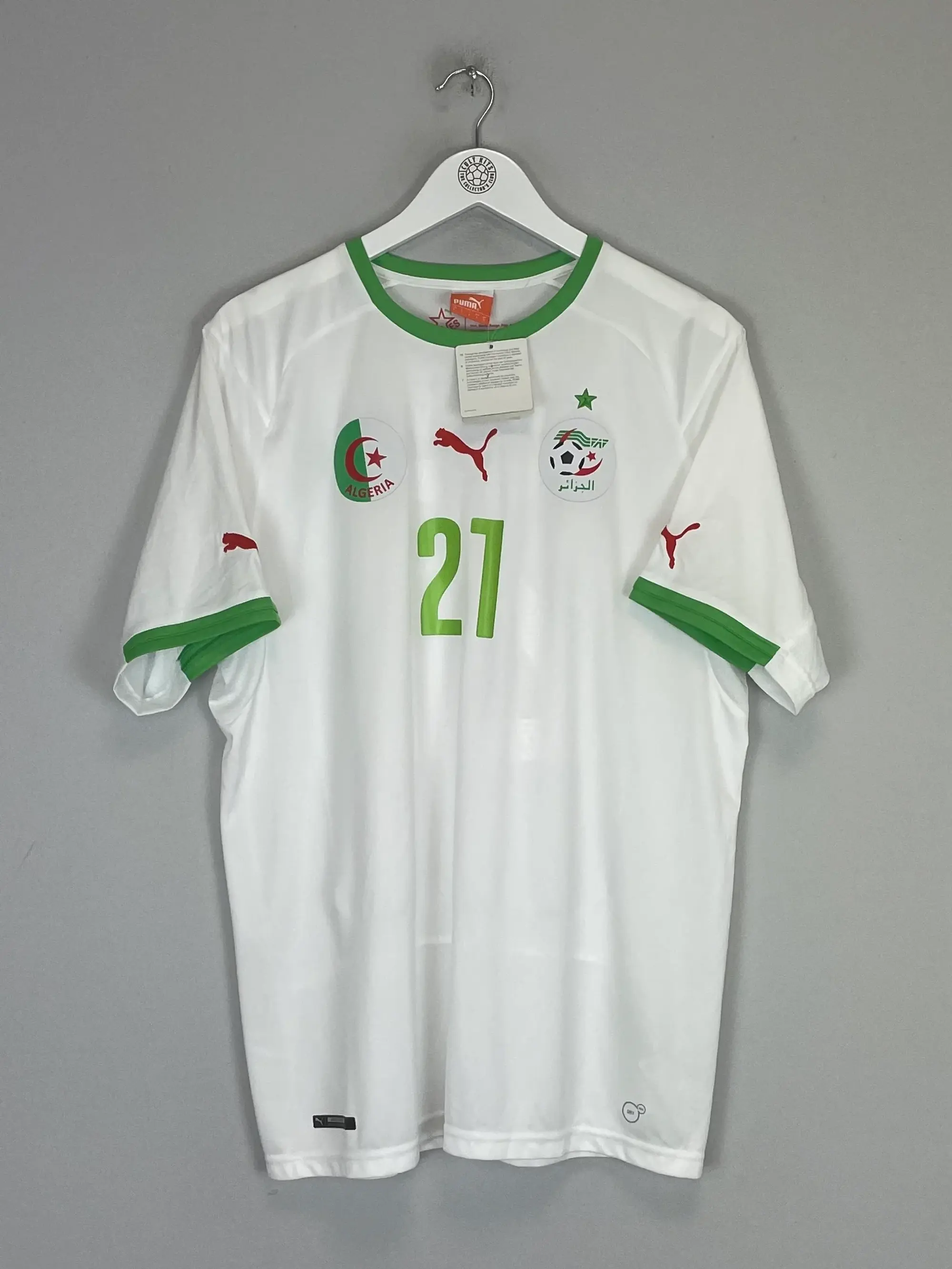 CULT KITS - 2014/15 ALGERIA MAHREZ #21 *BNWT* HOME SHIRT (L) PUMA