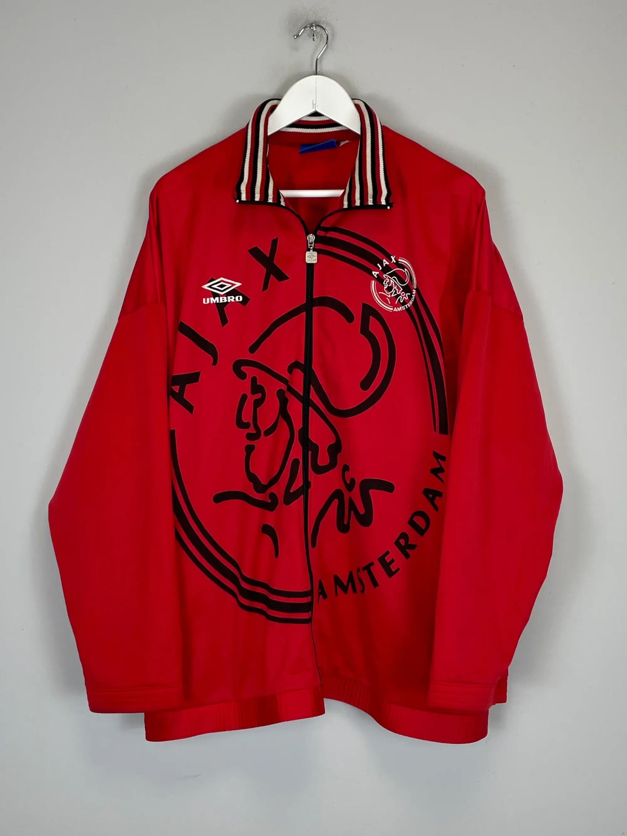 CULT KITS - 1995/96 AJAX TRACK JACKET (XL) UMBRO
