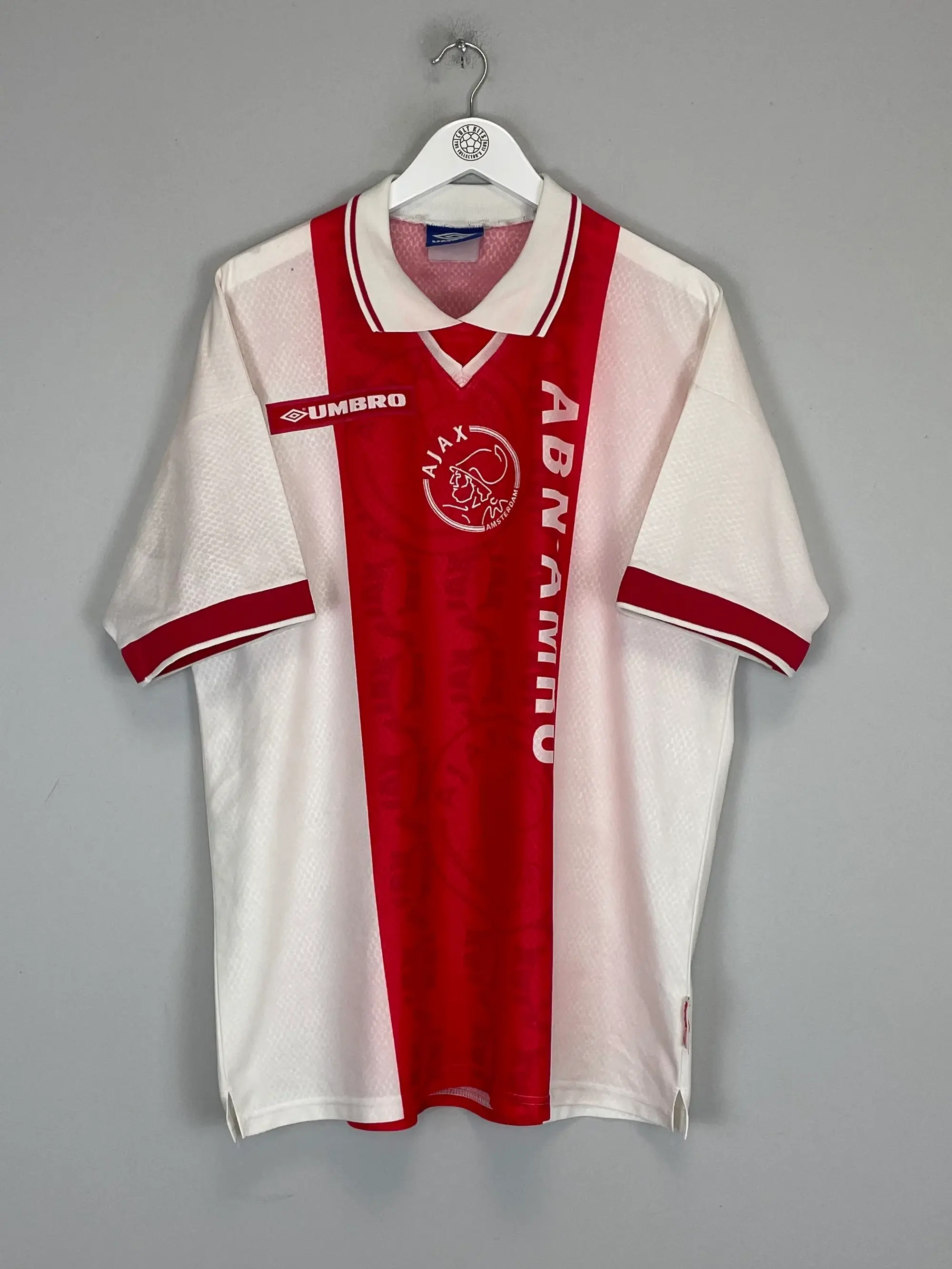 CULT KITS - 1998/99 AJAX HOME SHIRT (XL) UMBRO