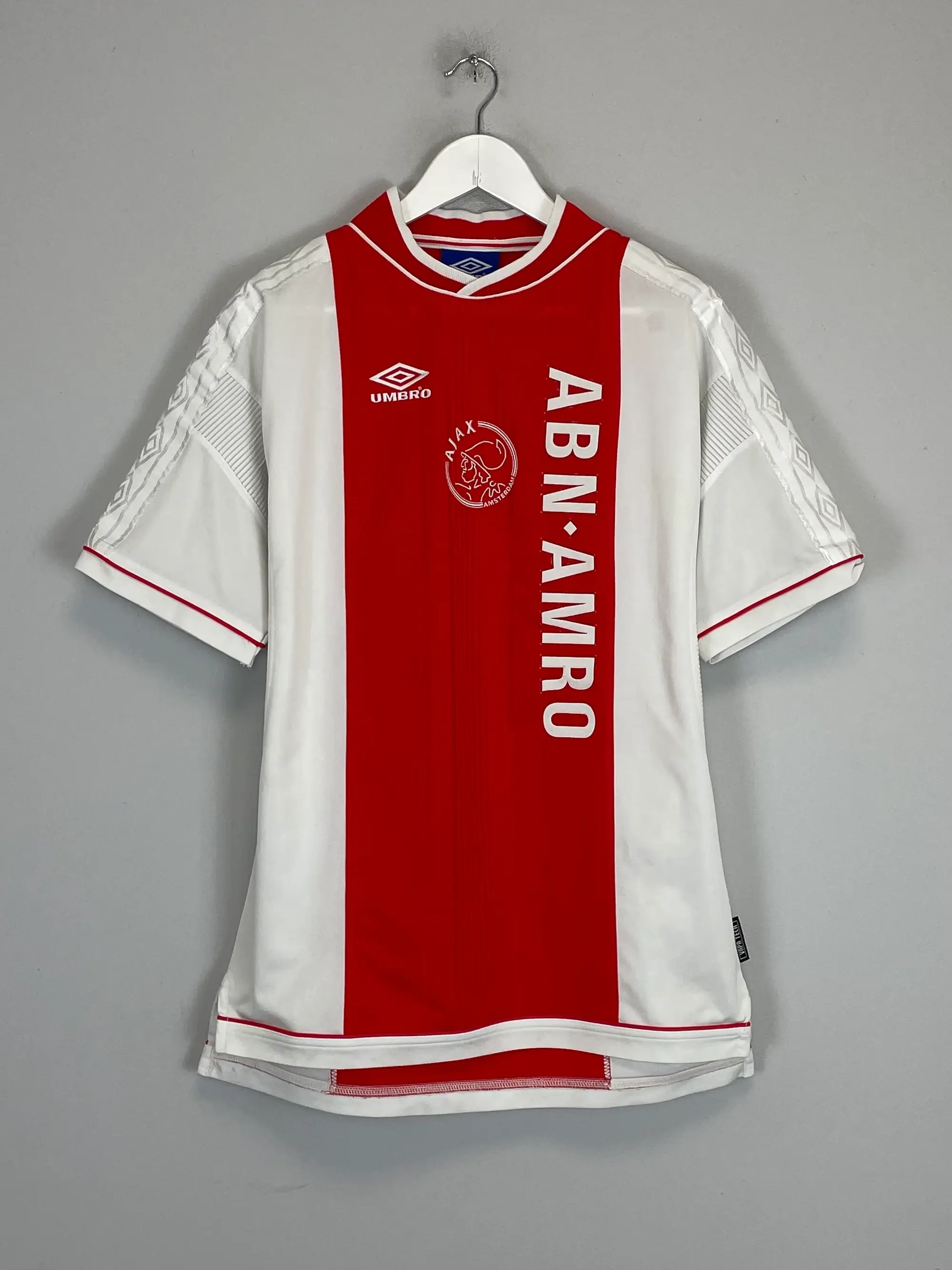 CULT KITS - 1999/00 AJAX HOME SHIRT (L) UMBRO