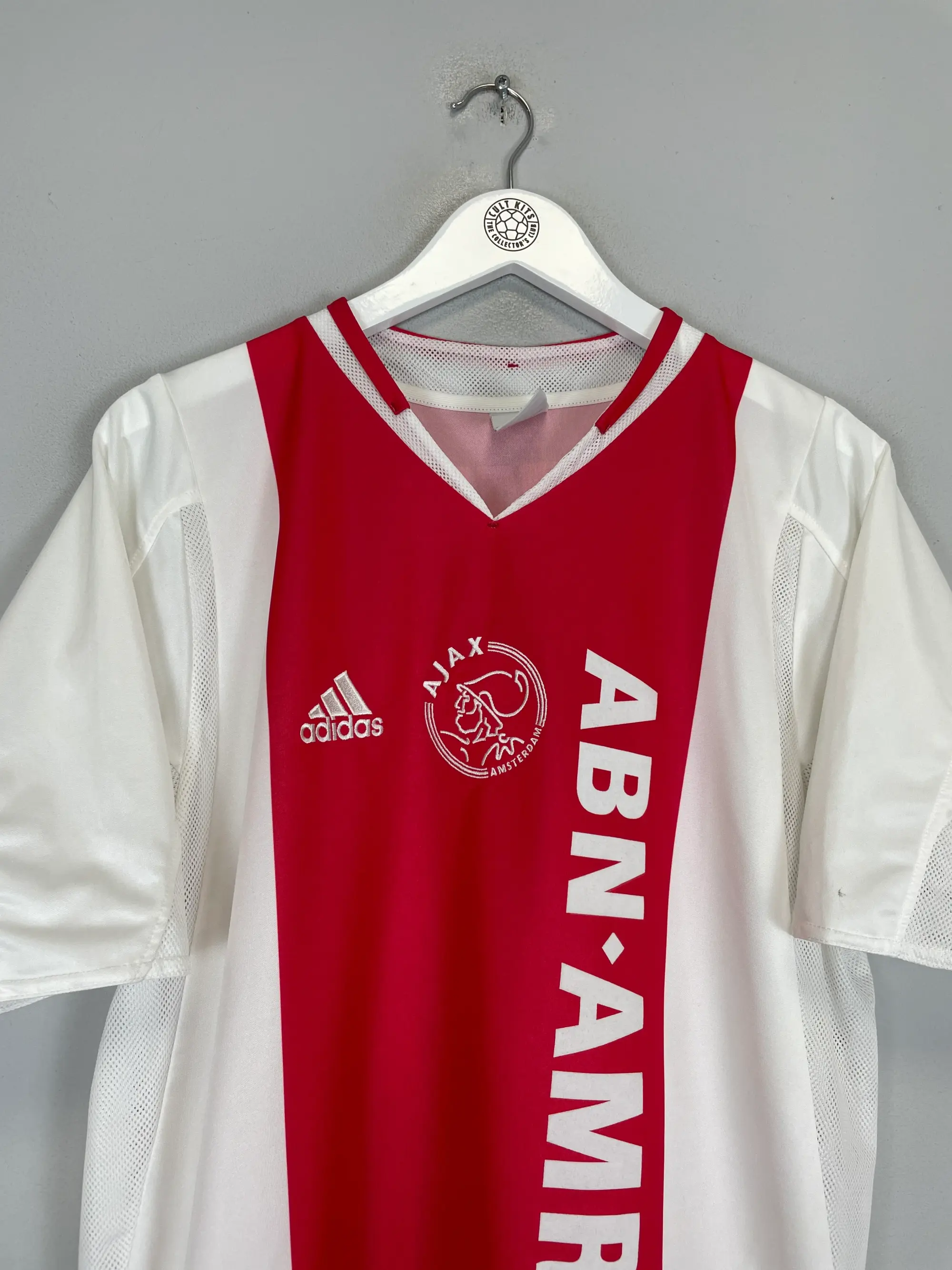 CULT KITS - 2003/04 AJAX SNEIJDER #18 HOME SHIRT (M) ADIDAS