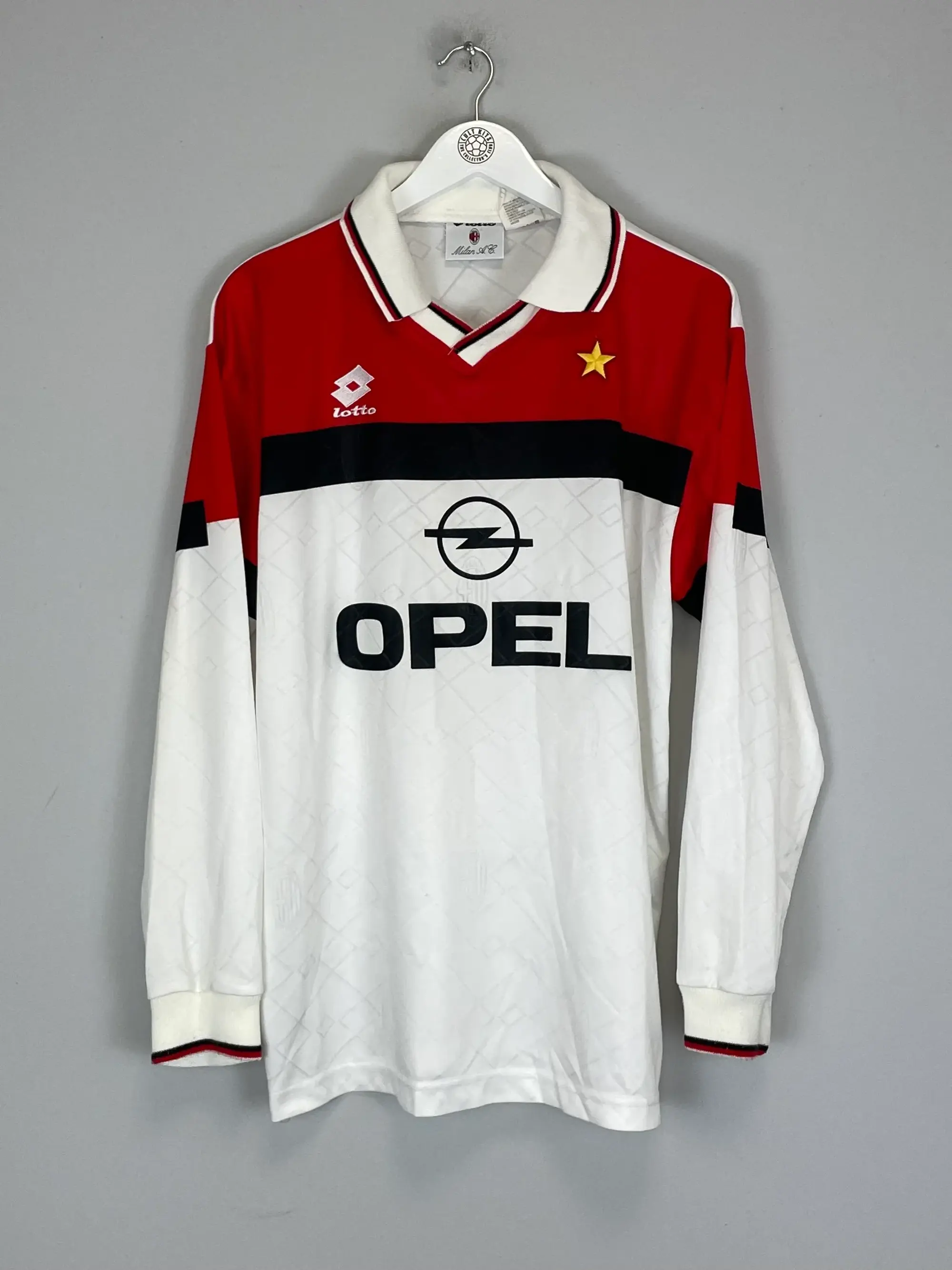 CULT KITS - 1994/95 AC MILAN L/S AWAY SHIRT (XL) LOTTO