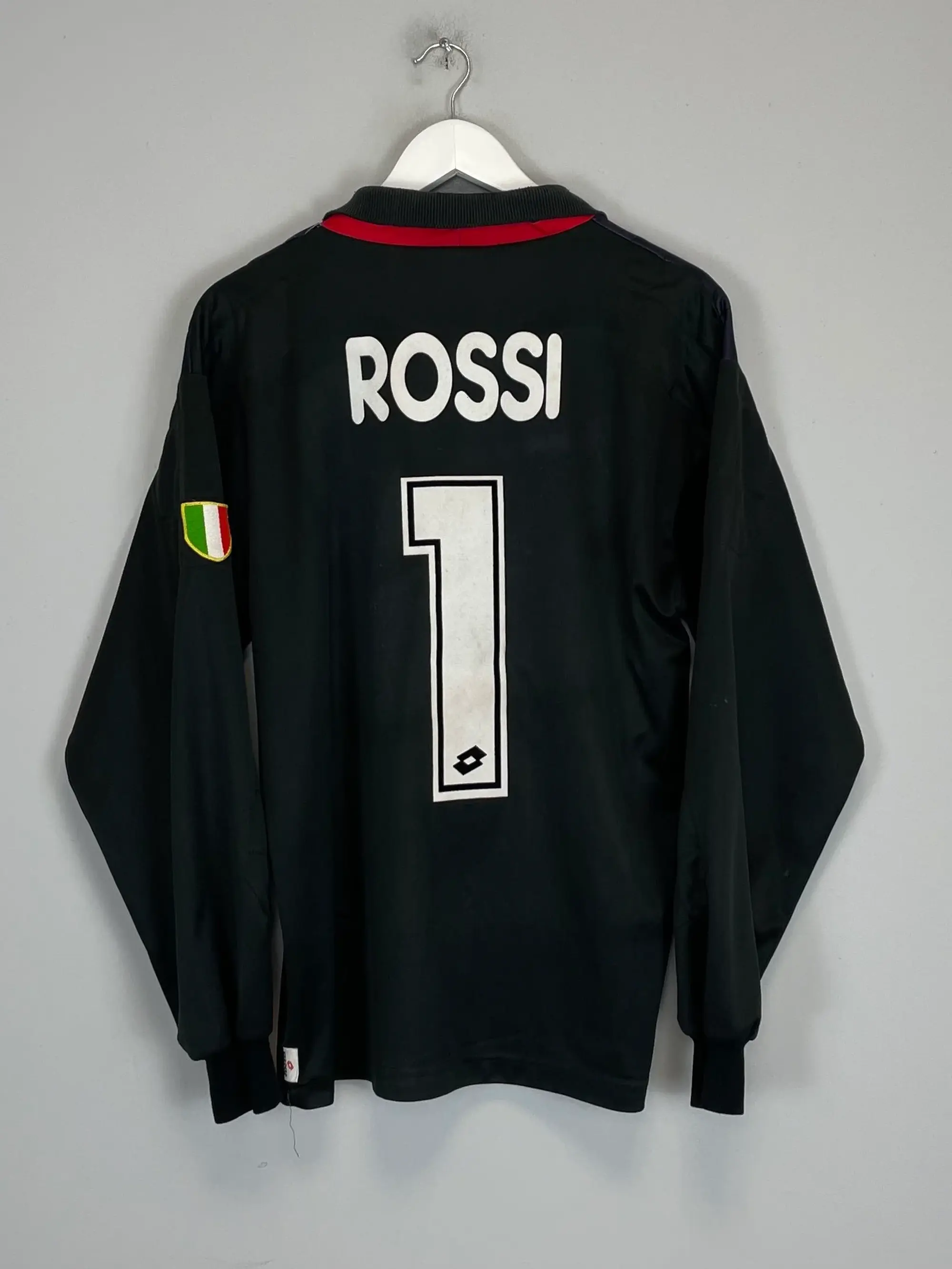 CULT KITS - 1996/97 AC MILAN ROSSI #1 GK SHIRT (M) LOTTO
