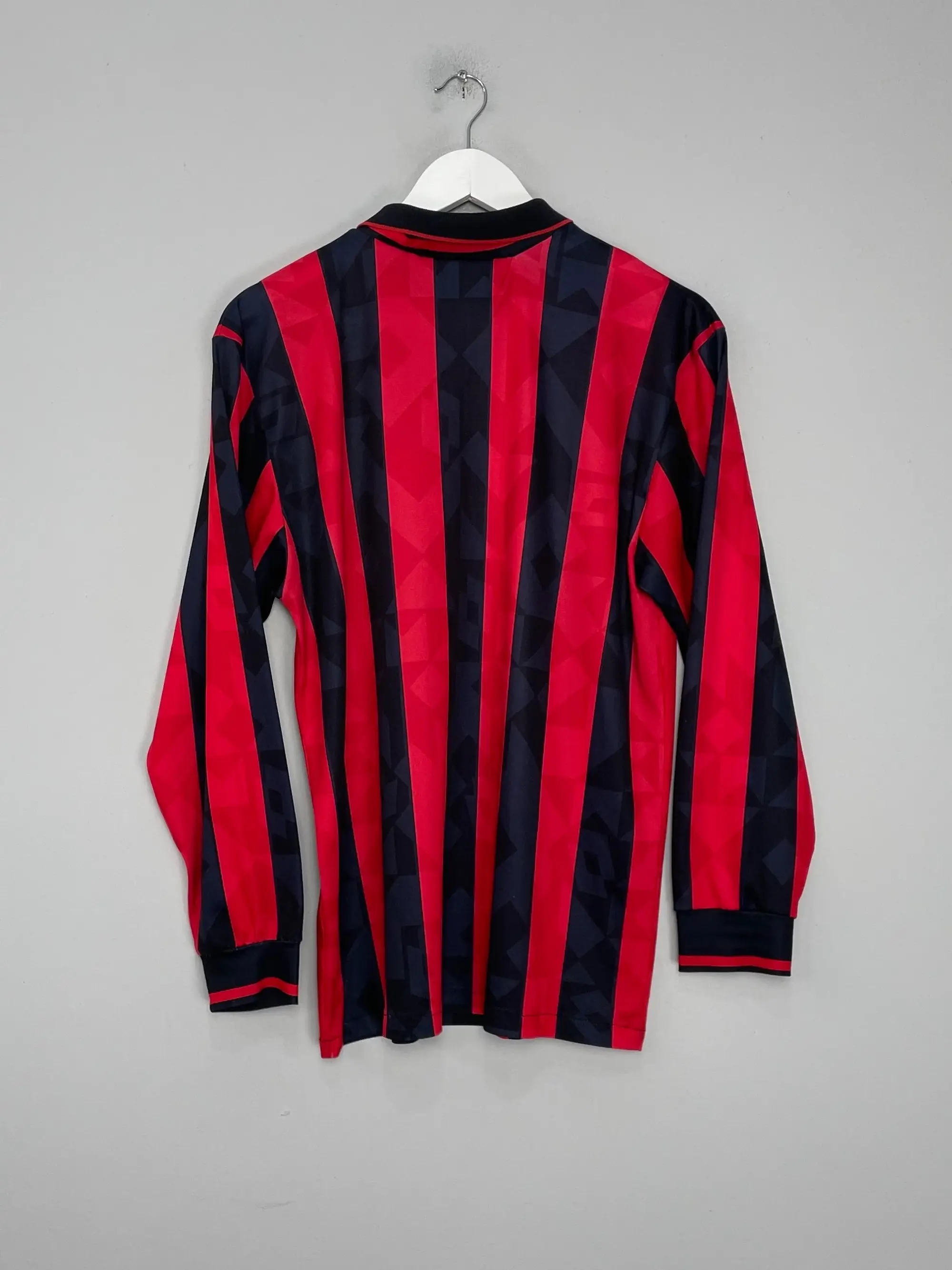 CULT KITS - 1993/94 AC MILAN L/S HOME SHIRT (M) LOTTO