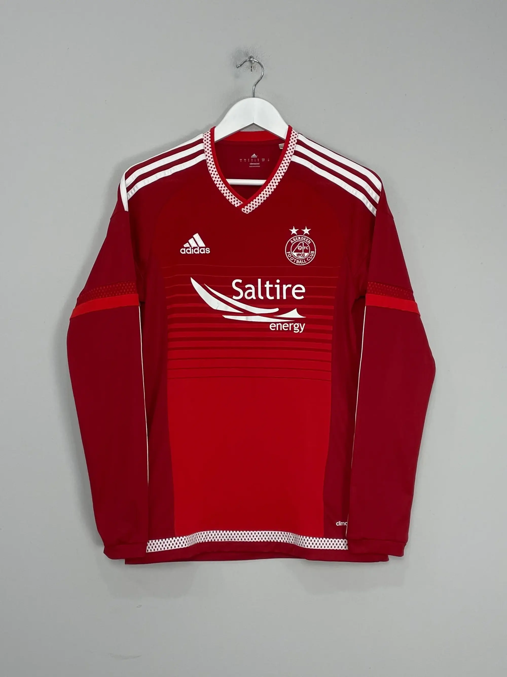 CULT KITS - 2015/16 ABERDEEN L/S HOME SHIRT (S) ADIDAS