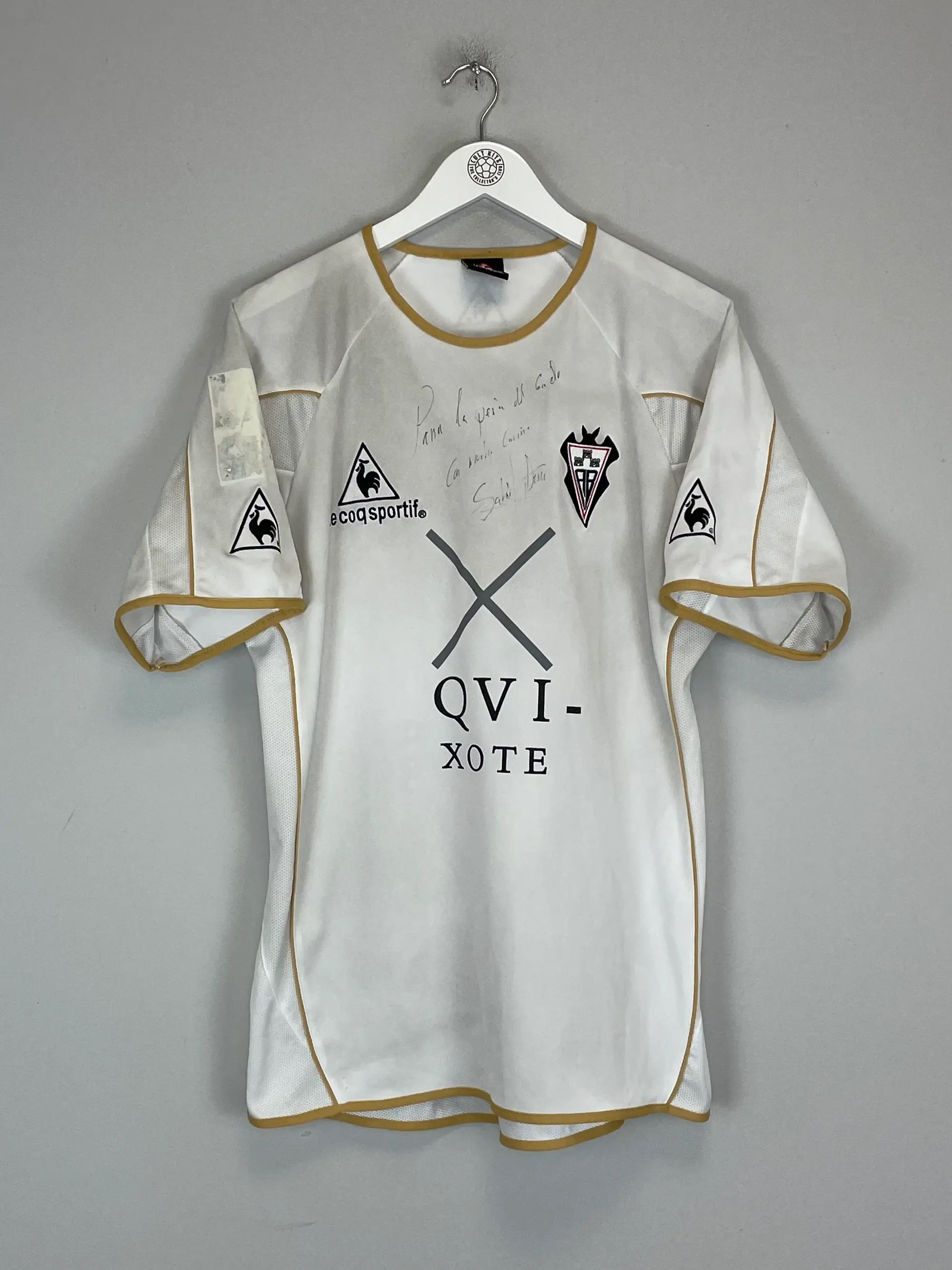 2005/06 ALBACETE SANTI #8 *SIGNED* HOME SHIRT (L) LE COQ | Cult Kits