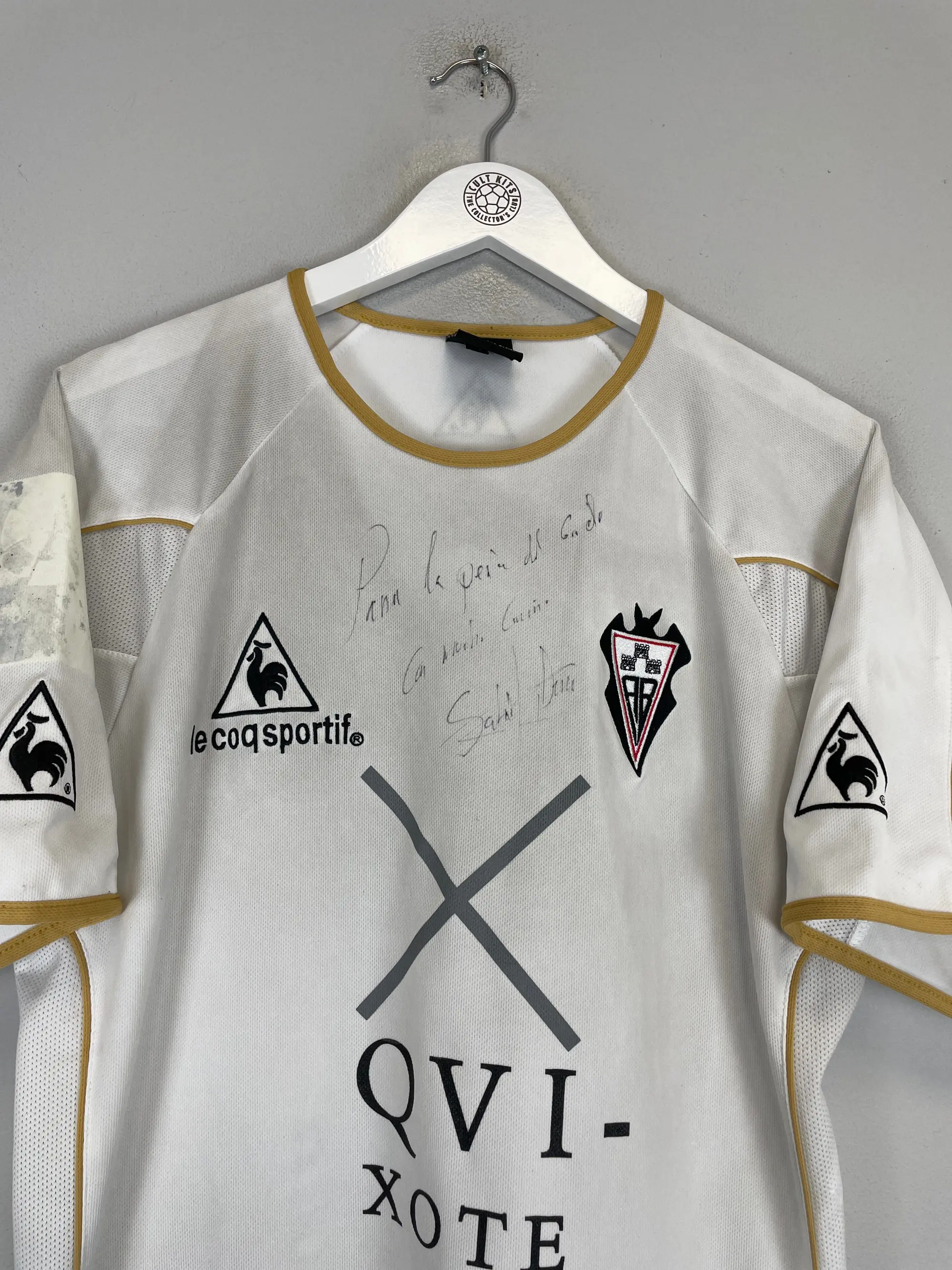 2005/06 ALBACETE SANTI #8 *SIGNED* HOME SHIRT (L) LE COQ | Cult Kits