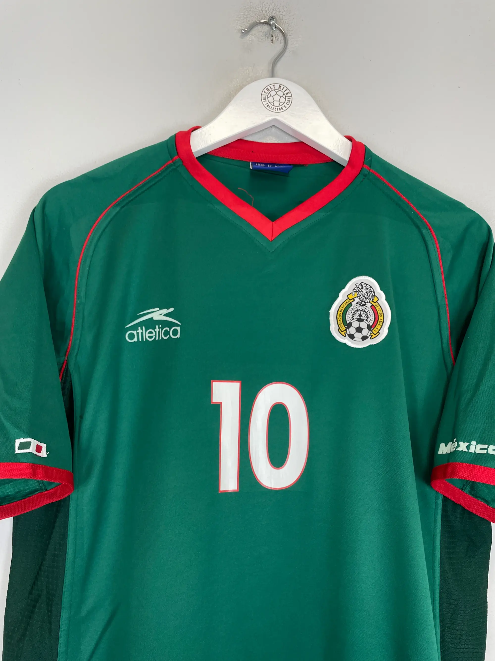2002/03 MEXICO C.BLANCO #10 HOME SHIRT (M) ATLETICA | Cult Kits