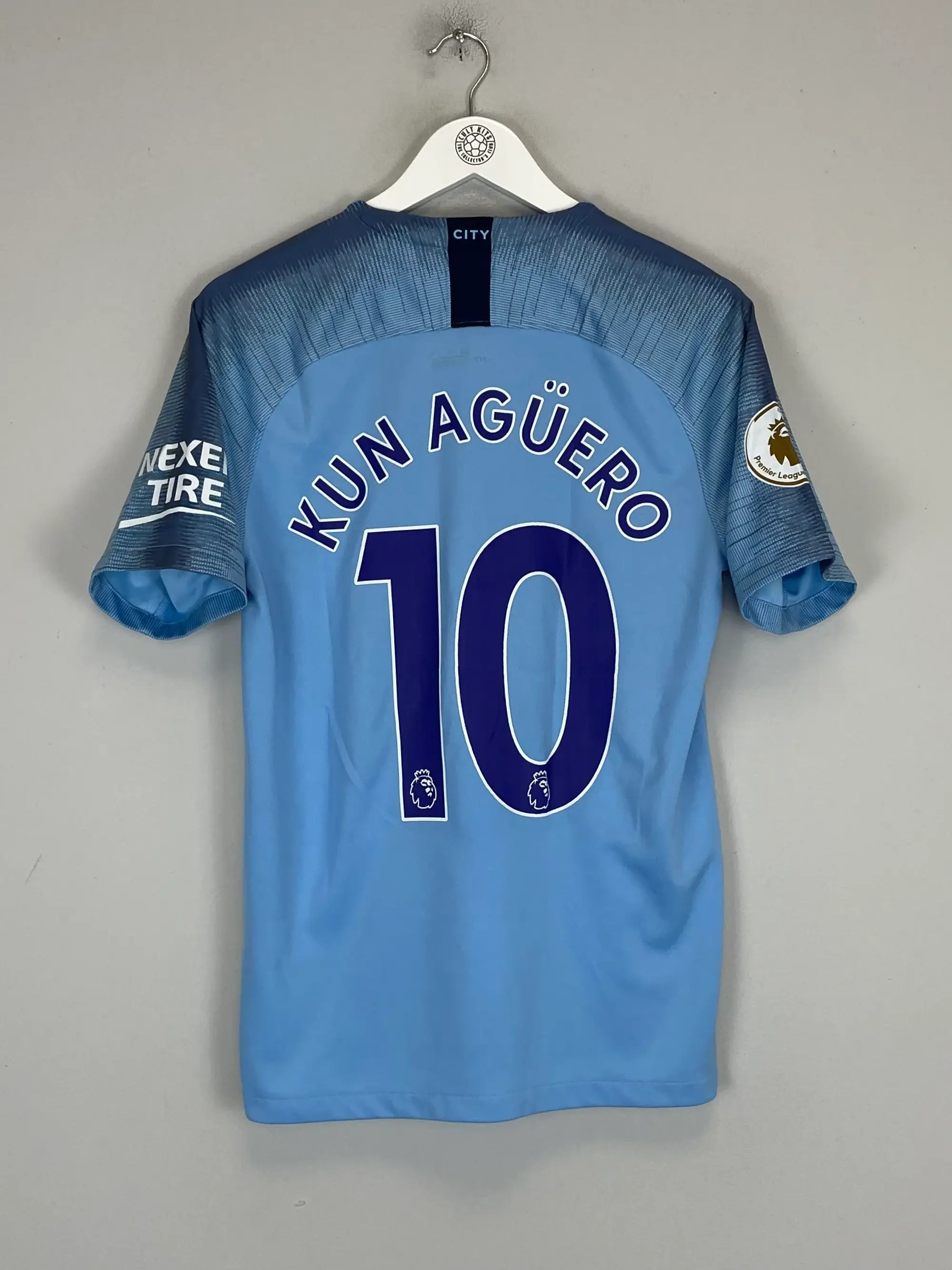 2018/19 MANCHESTER CITY AGUERO #10 HOME SHIRT (M) NIKE | Cult Kits