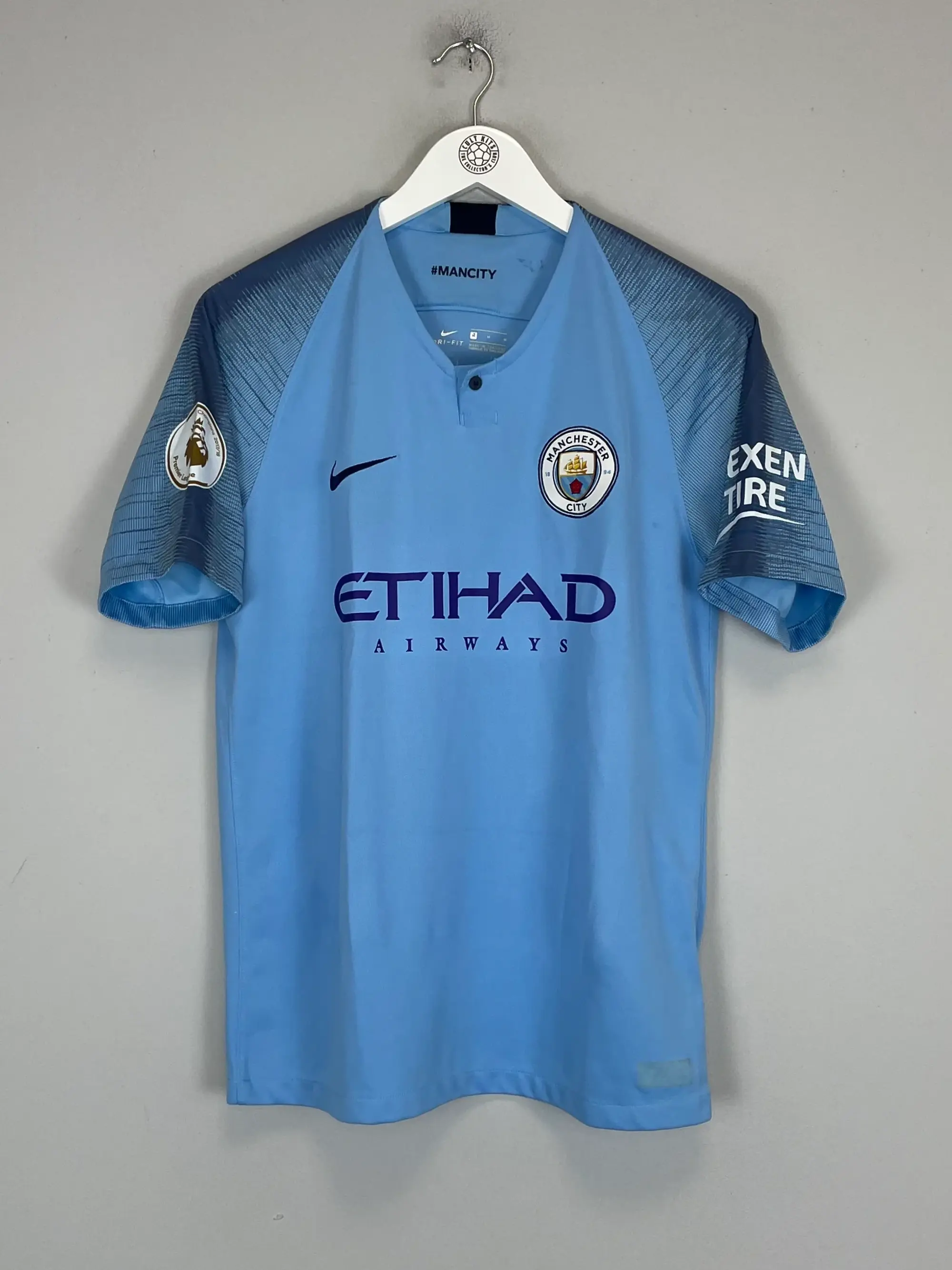 2018/19 MANCHESTER CITY AGUERO #10 HOME SHIRT (M) NIKE | Cult Kits