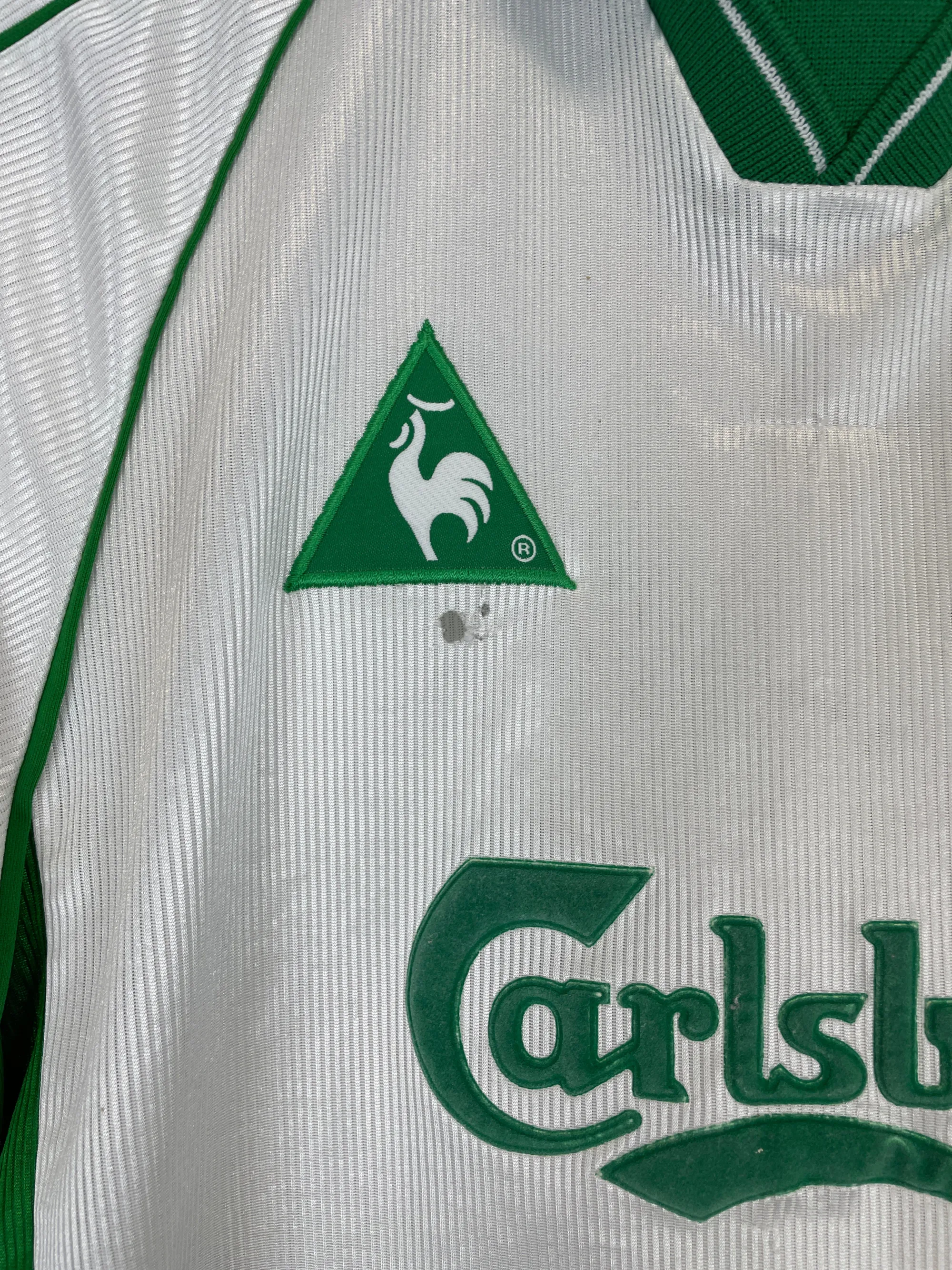 2000/01 HIBERNIAN *SIGNED* AWAY SHIRT (L.KIDS) LE COQ | Cult Kits ...