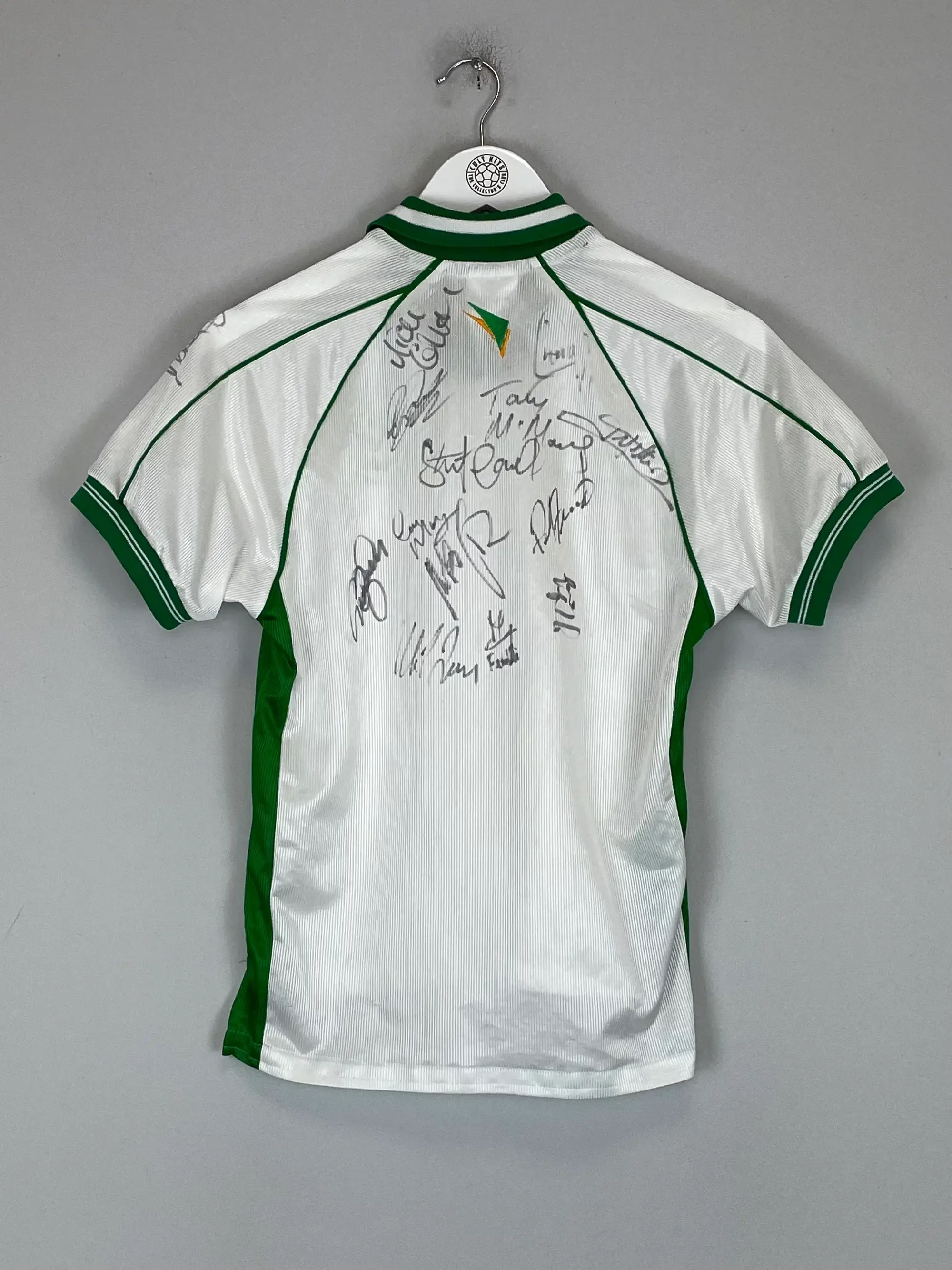 2000/01 HIBERNIAN *SIGNED* AWAY SHIRT (L.KIDS) LE COQ | Cult Kits
