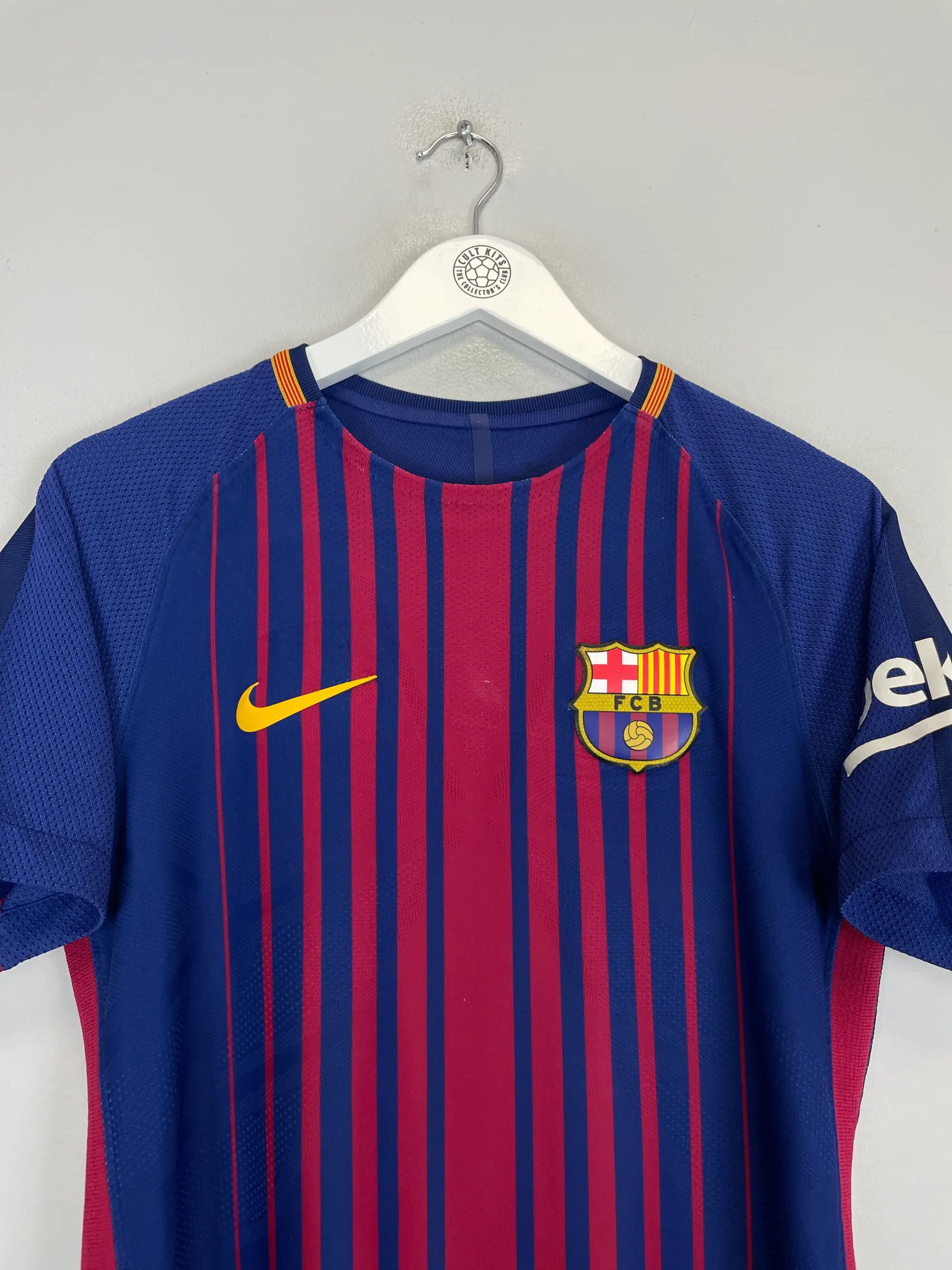 2017/18 BARCELONA MESSI #10 *AUTHENTIC* HOME SHIRT (S) NIKE | Cult Kits