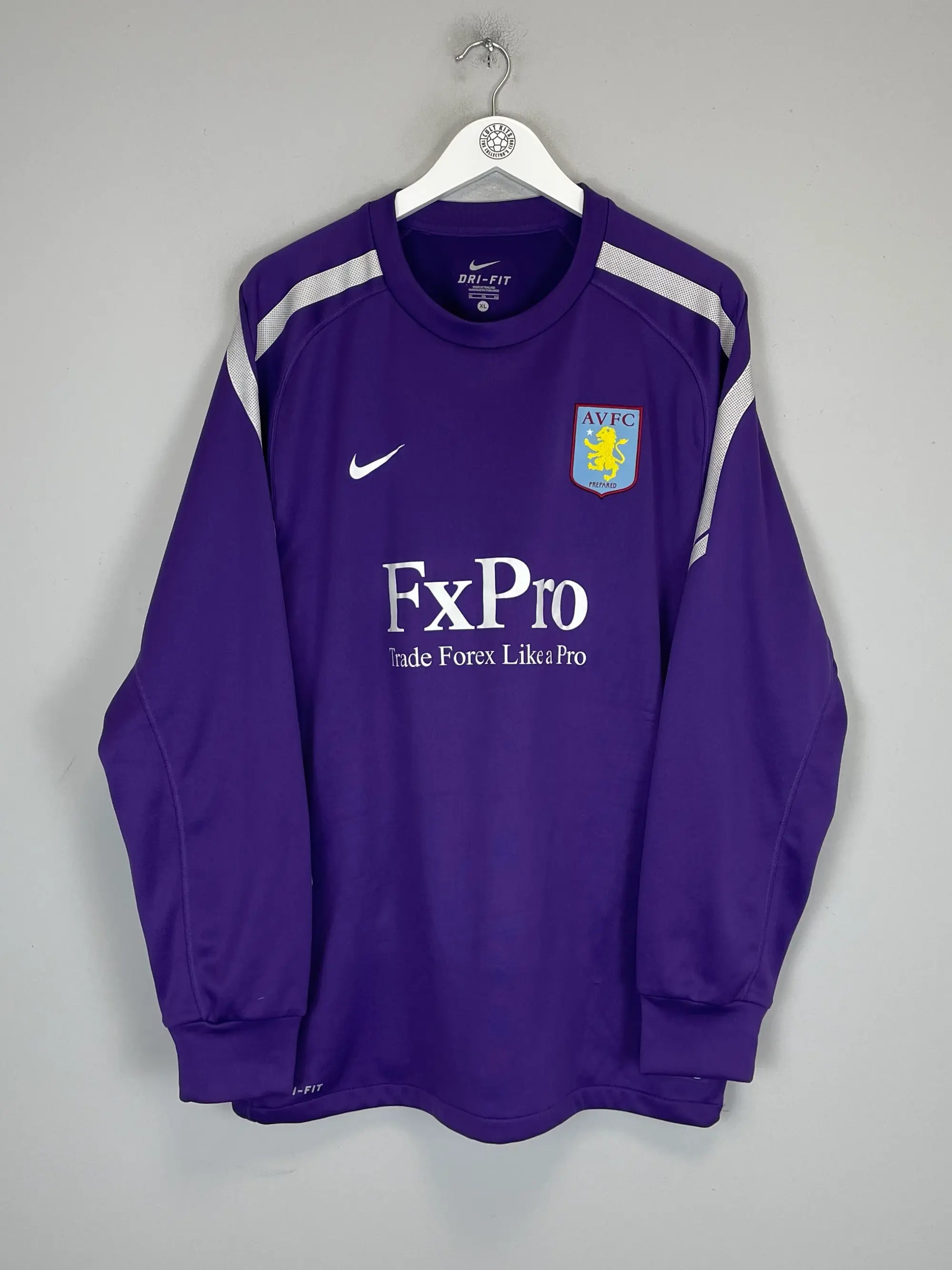 2010/11 ASTON VILLA #36 PLAYER ISSUE TRAINING JUMPER (XL) NIKE | Cult Kits