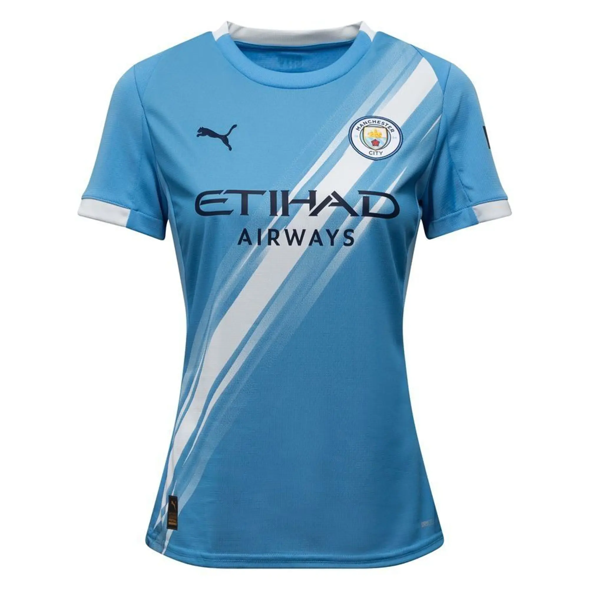 PUMA Manchester City 25/26 Home Jersey Women, Light Blue/White