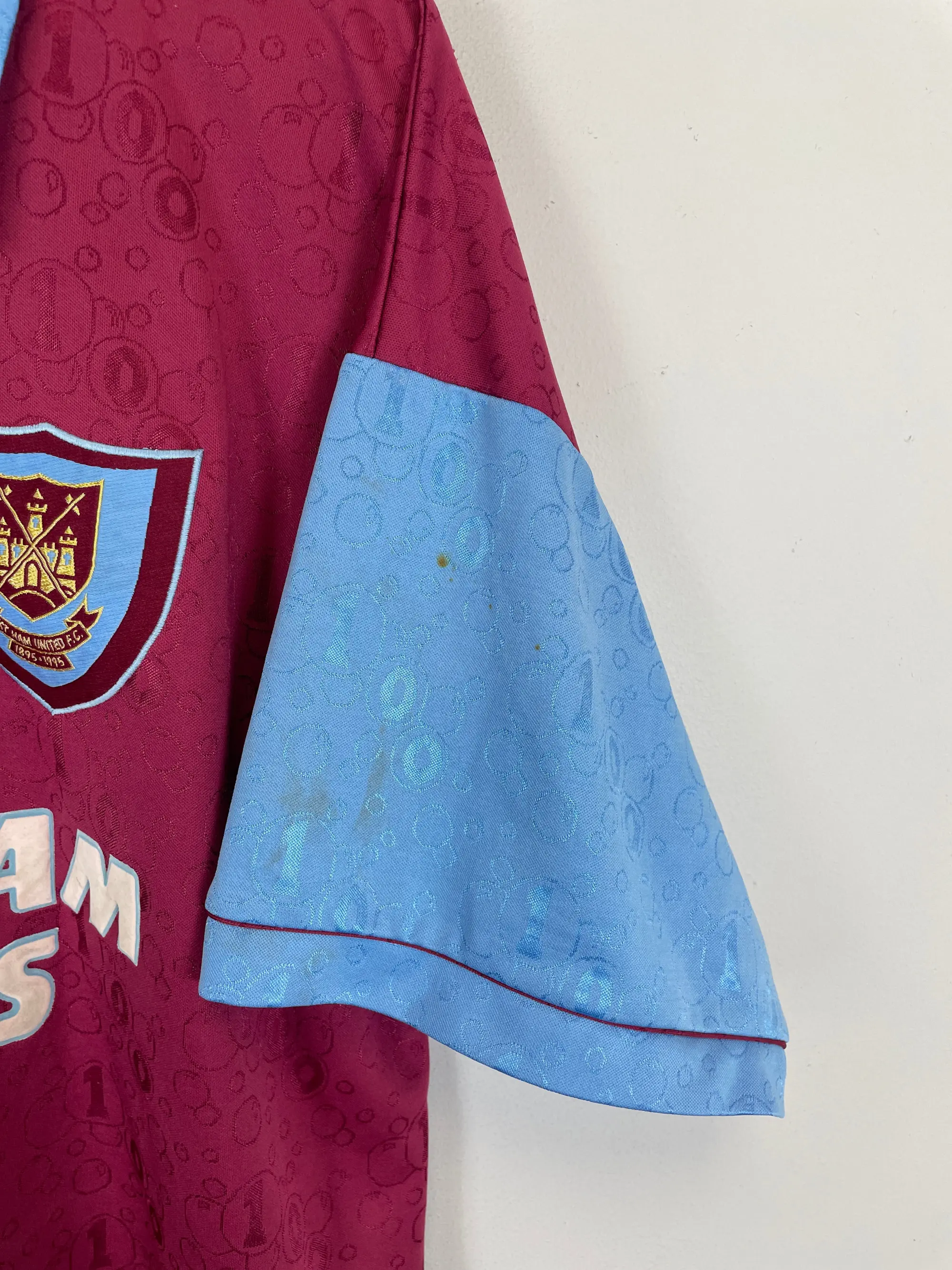CULT KITS - 1995/97 WEST HAM HOME SHIRT (XL) PONY