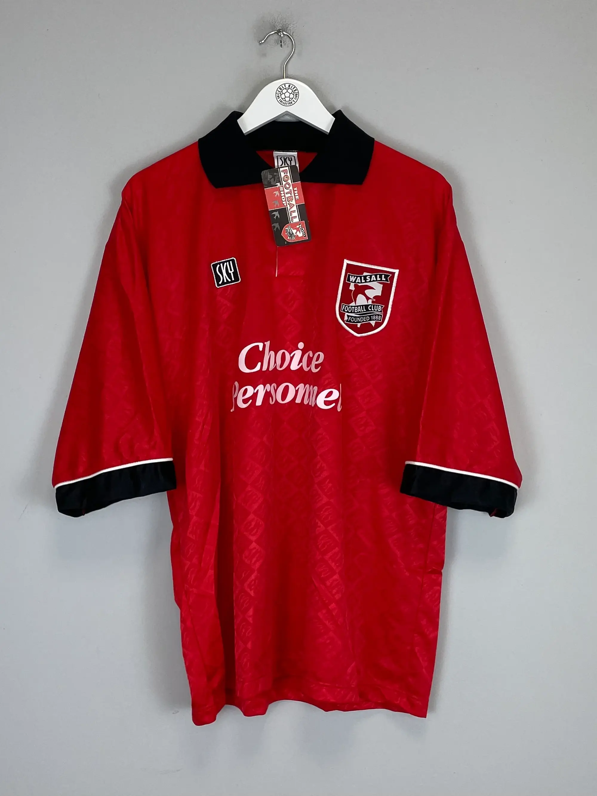 CULT KITS - 1995/96 WALSALL *BNWT* HOME SHIRT (L) SKY