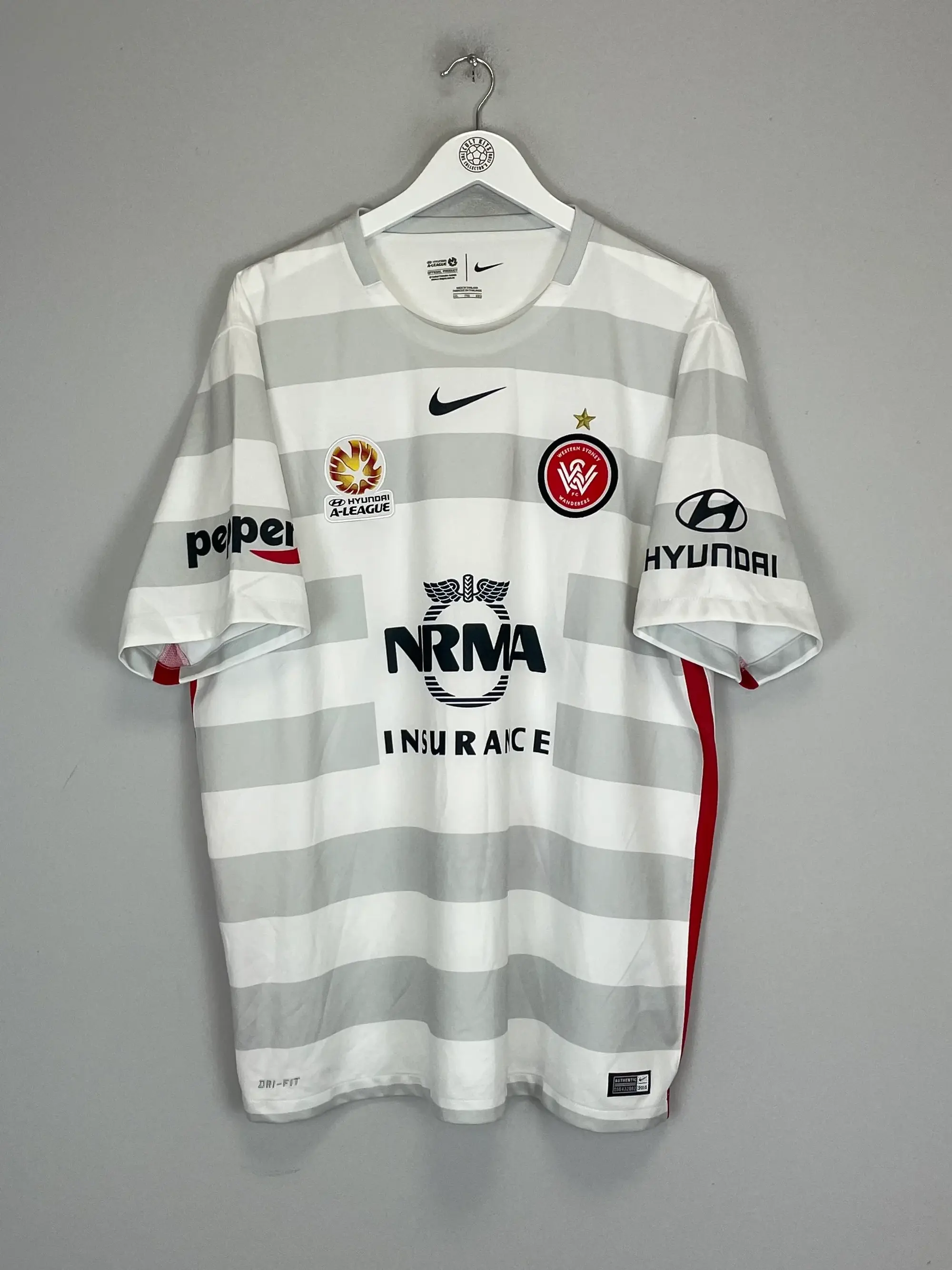 CULT KITS - 2015/16 WESTERN SYDNEY WANDERERS AWAY SHIRT (XXL) NIKE