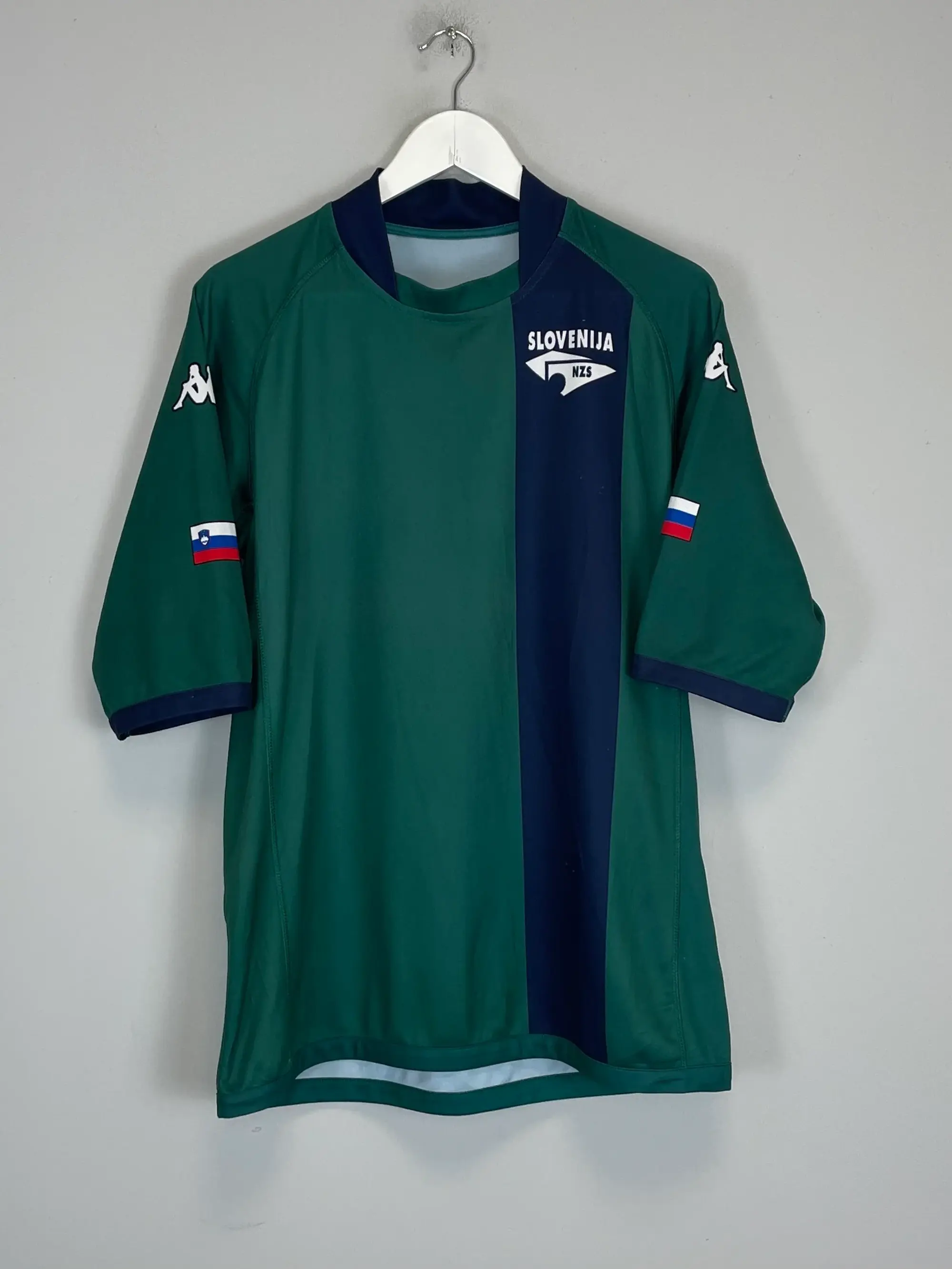 CULT KITS - 2004/06 SLOVENIA AWAY SHIRT (XL) KAPPA