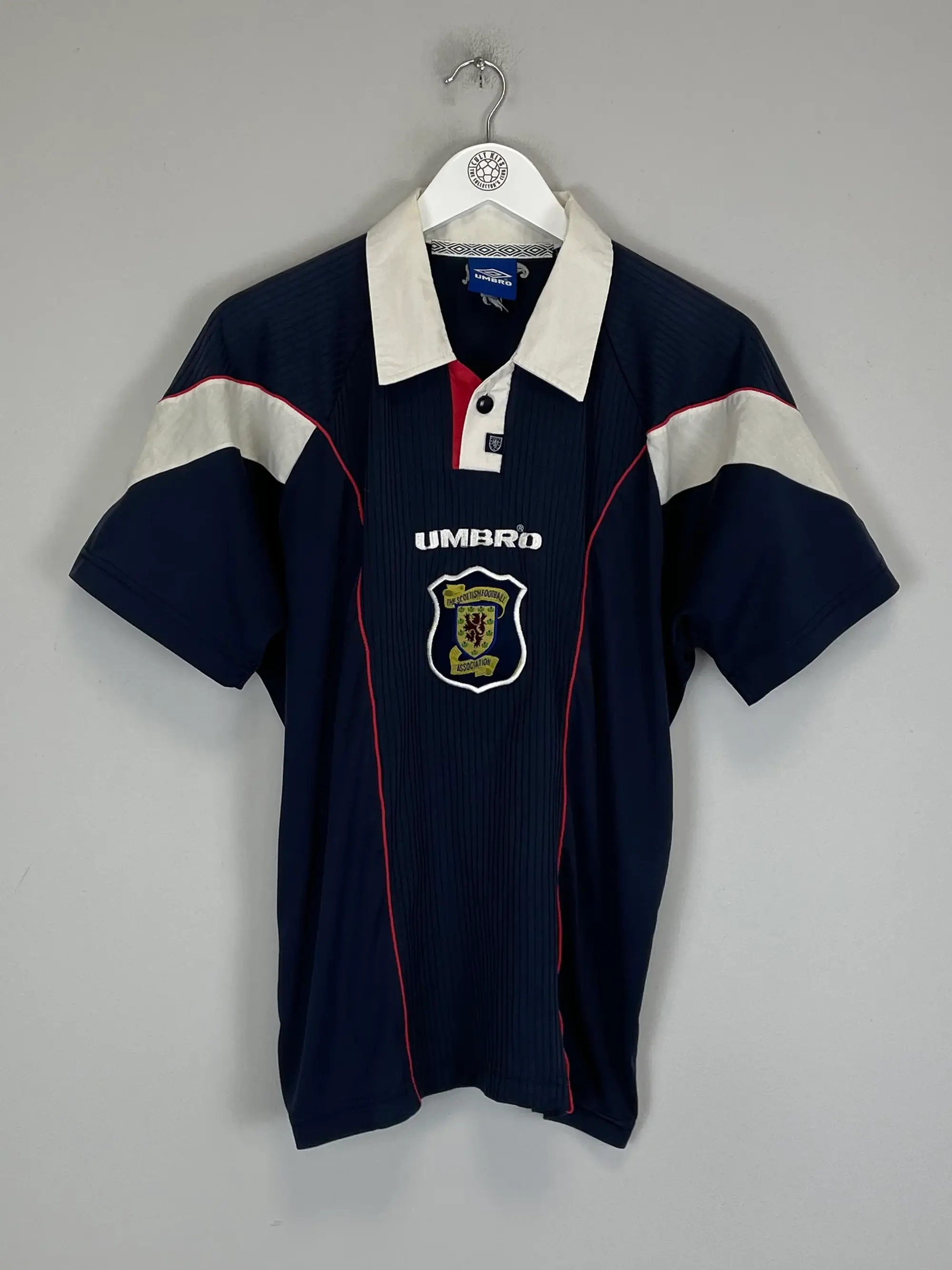 CULT KITS - 1996/98 SCOTLAND HOME SHIRT (S) UMBRO