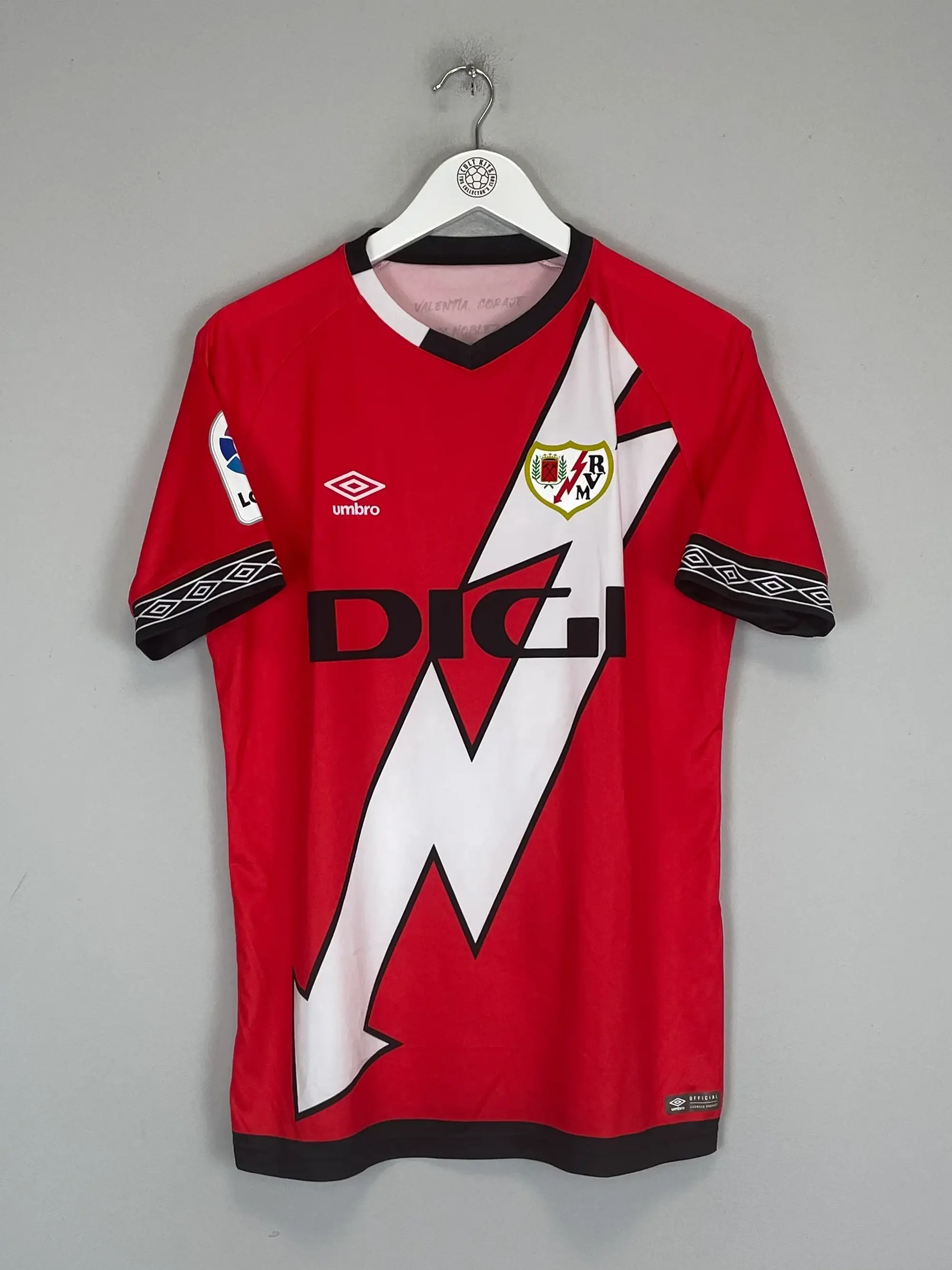 CULT KITS | 2022/23 RAYO VALLECANO COMESANA #6 *MATCH WORN* HOME SHIRT (L) UMBRO