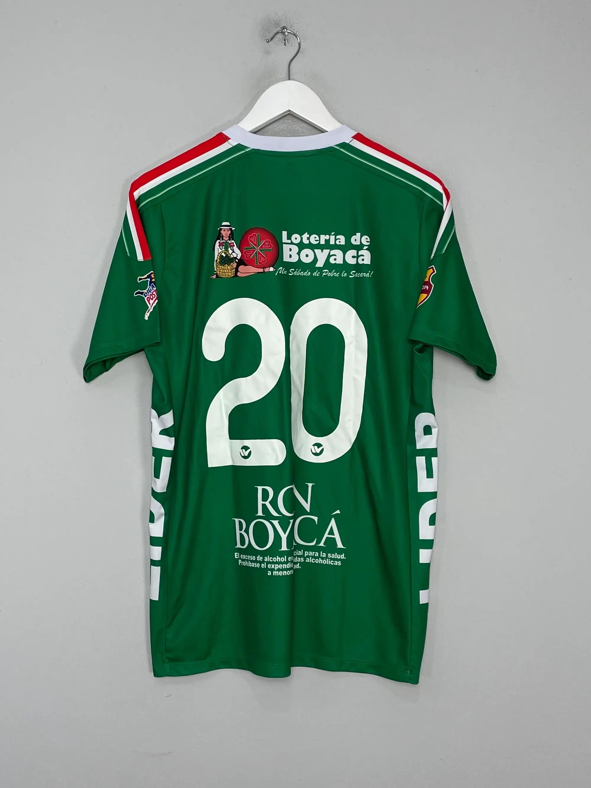 CULT KITS - 2014/15 PATRIOTAS BOYACA #20 AWAY SHIRT (M) WALON
