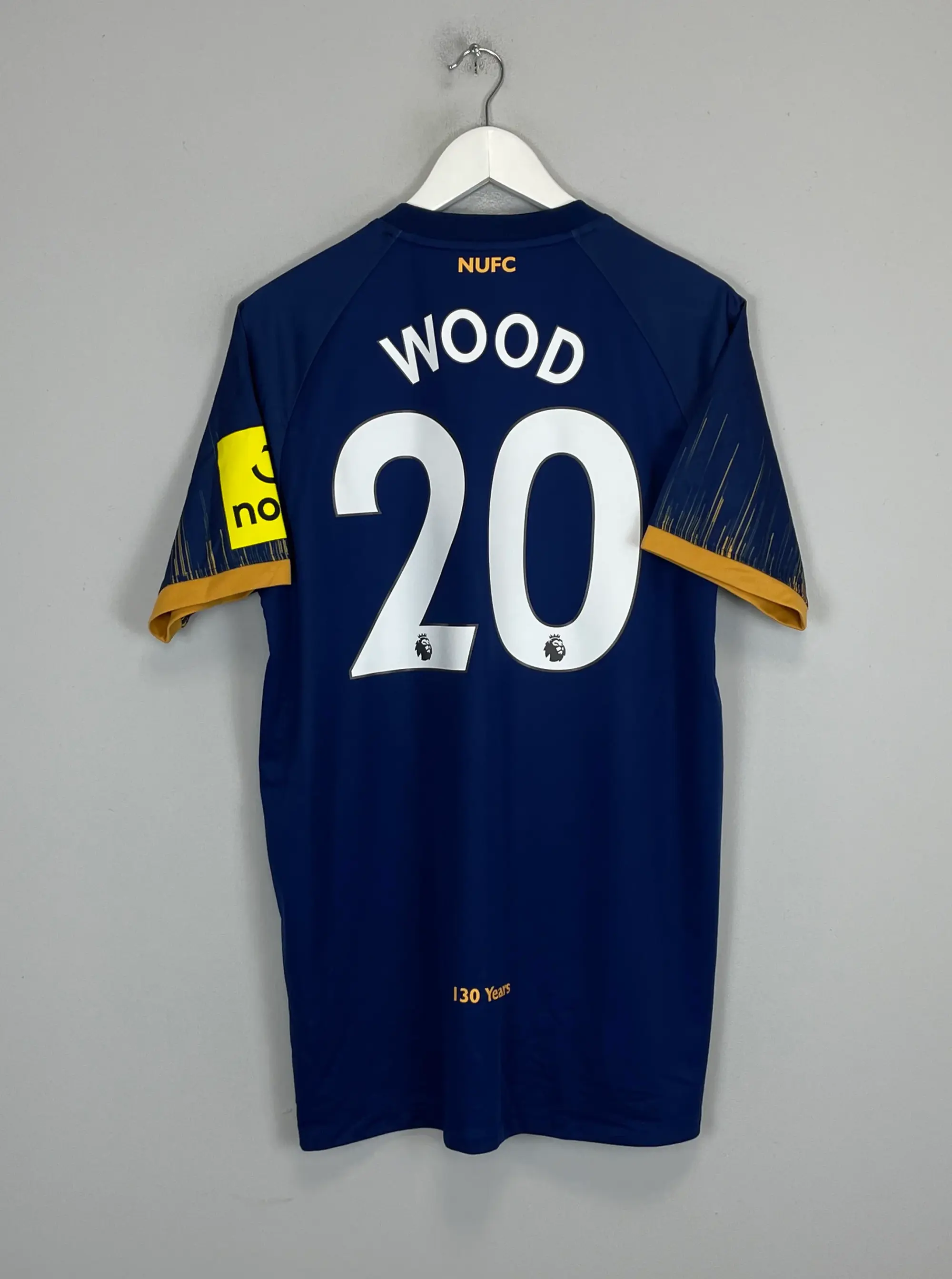 CULT KITS - 2022/23 NEWCASTLE UNITED WOOD #20 AWAY SHIRT (L) CASTORE