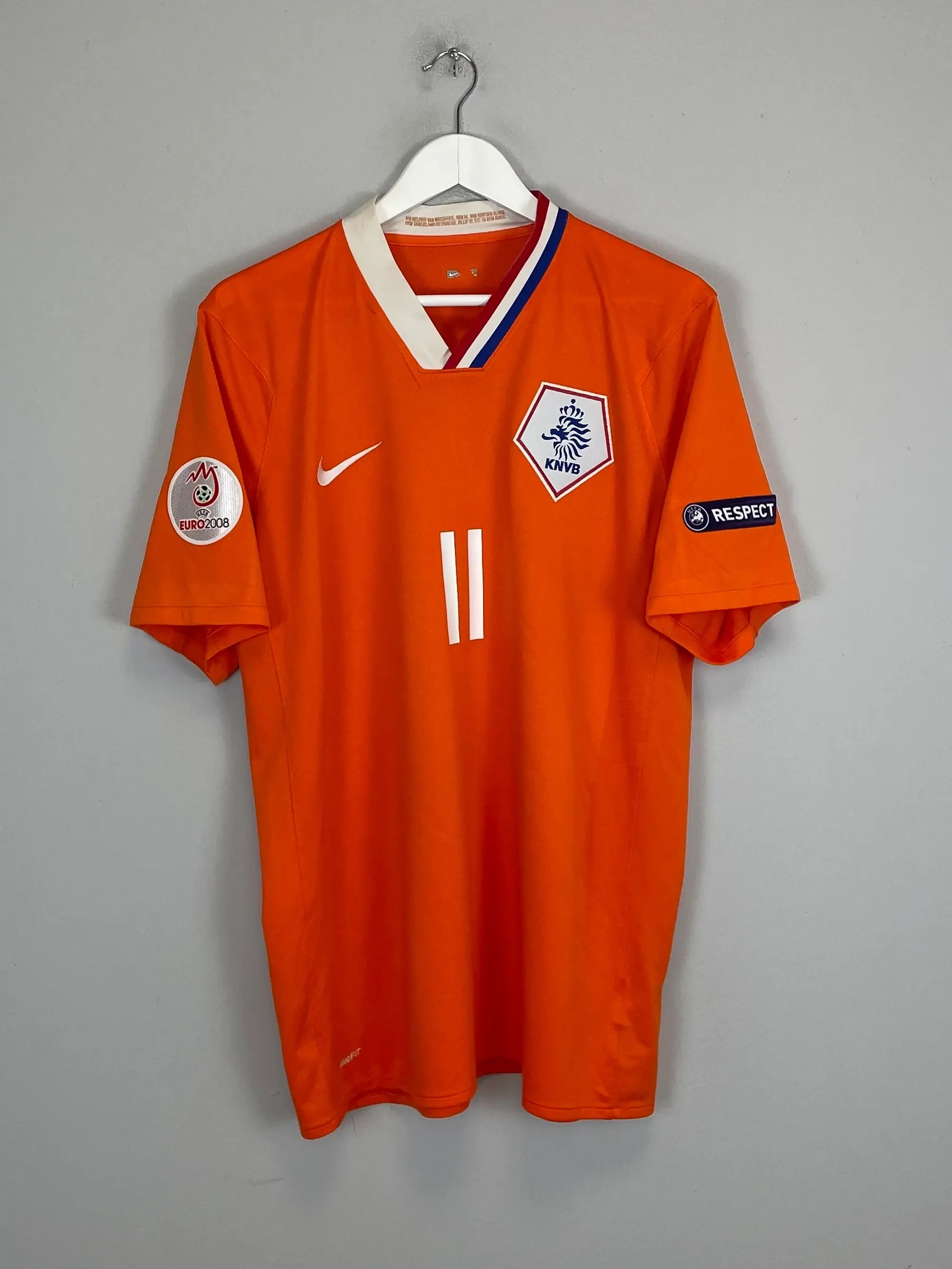 CULT KITS - 2008/10 NETHERLANDS ROBBEN #11 HOME SHIRT (XL) NIKE