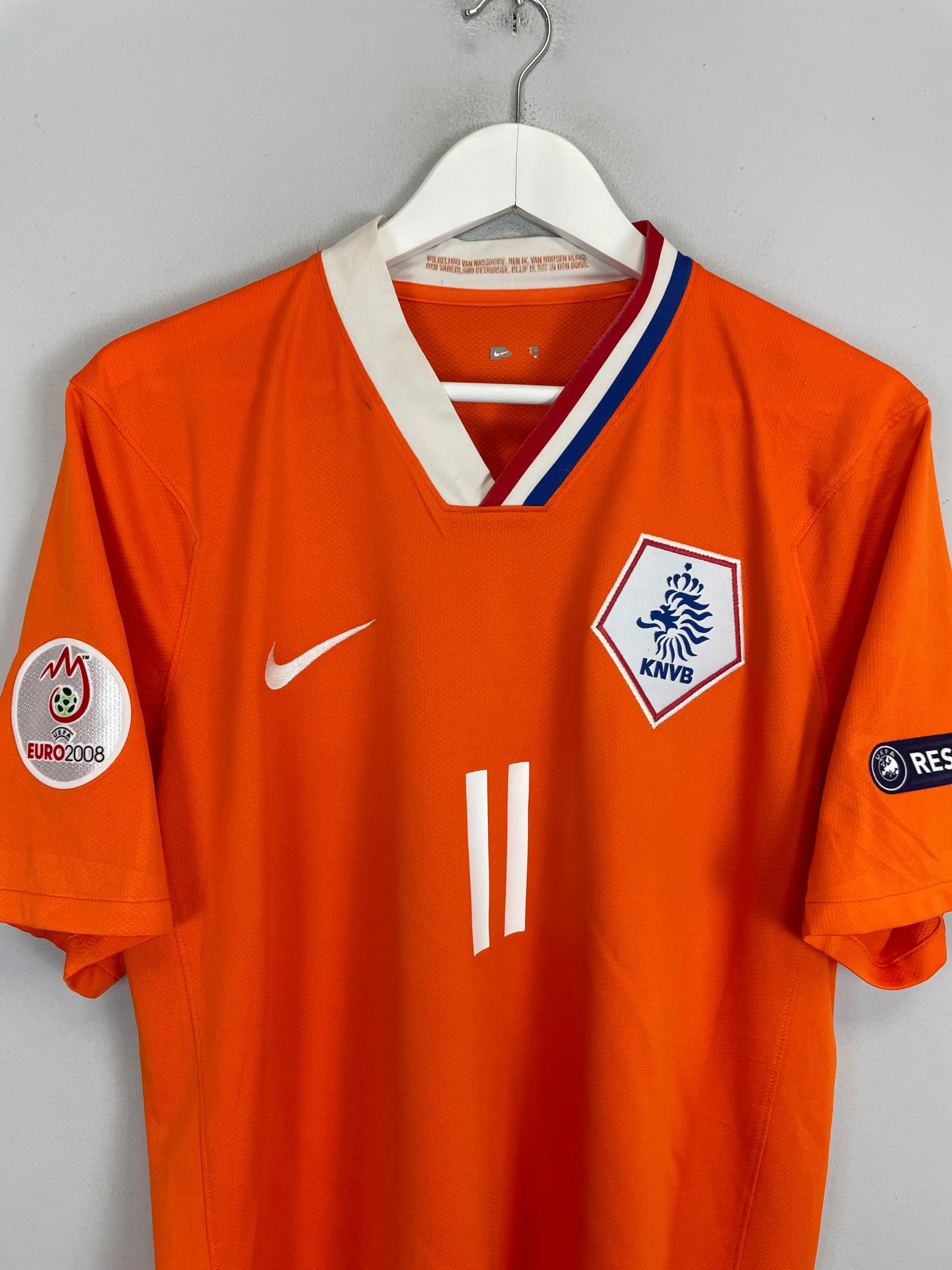 CULT KITS - 2008/10 NETHERLANDS ROBBEN #11 HOME SHIRT (XL) NIKE