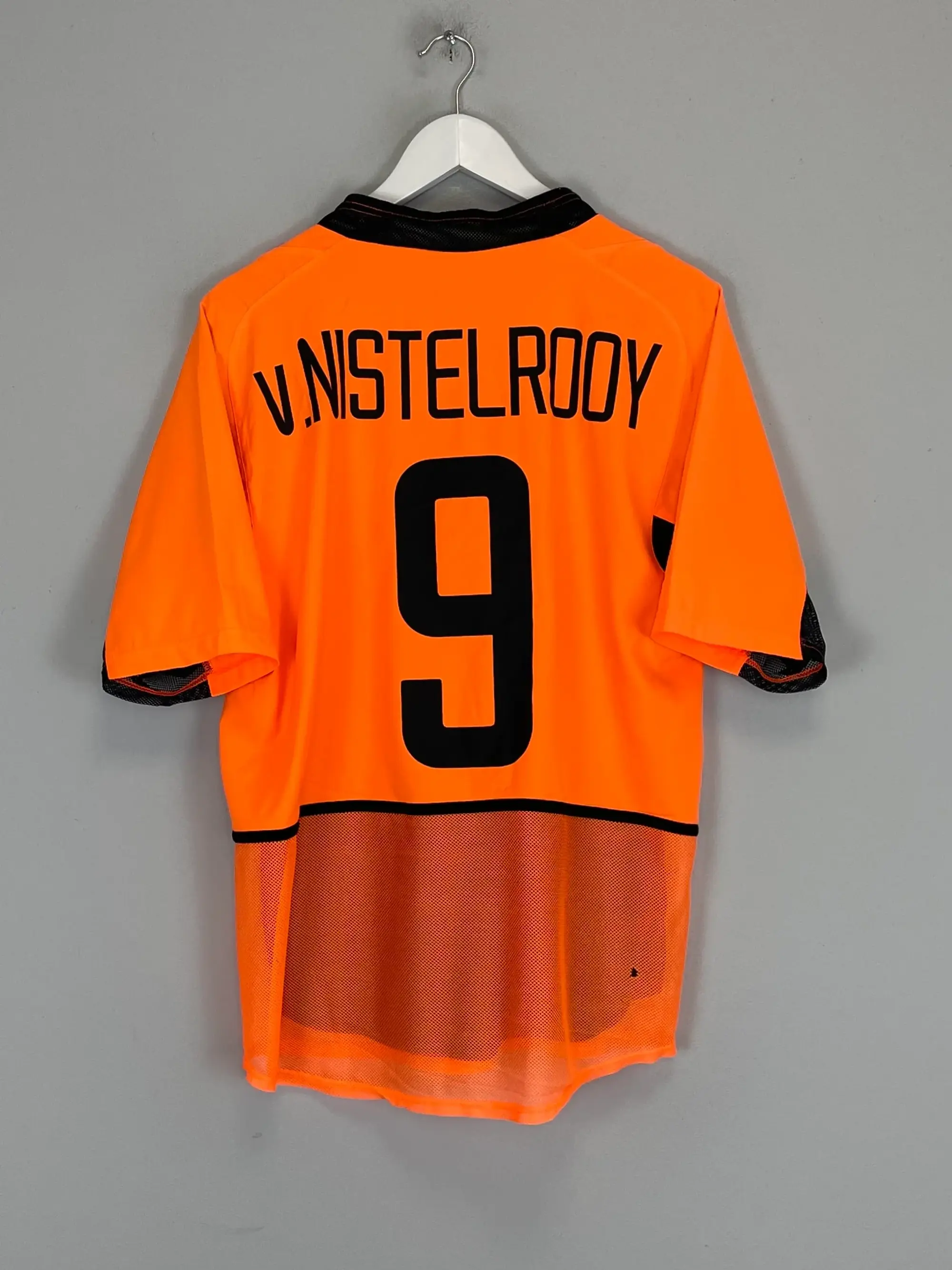 CULT KITS - 2002/04 NETHERLANDS V.NISTELROOY #9 *PLAYER ISSUE* HOME SHIRT (M) NIKE