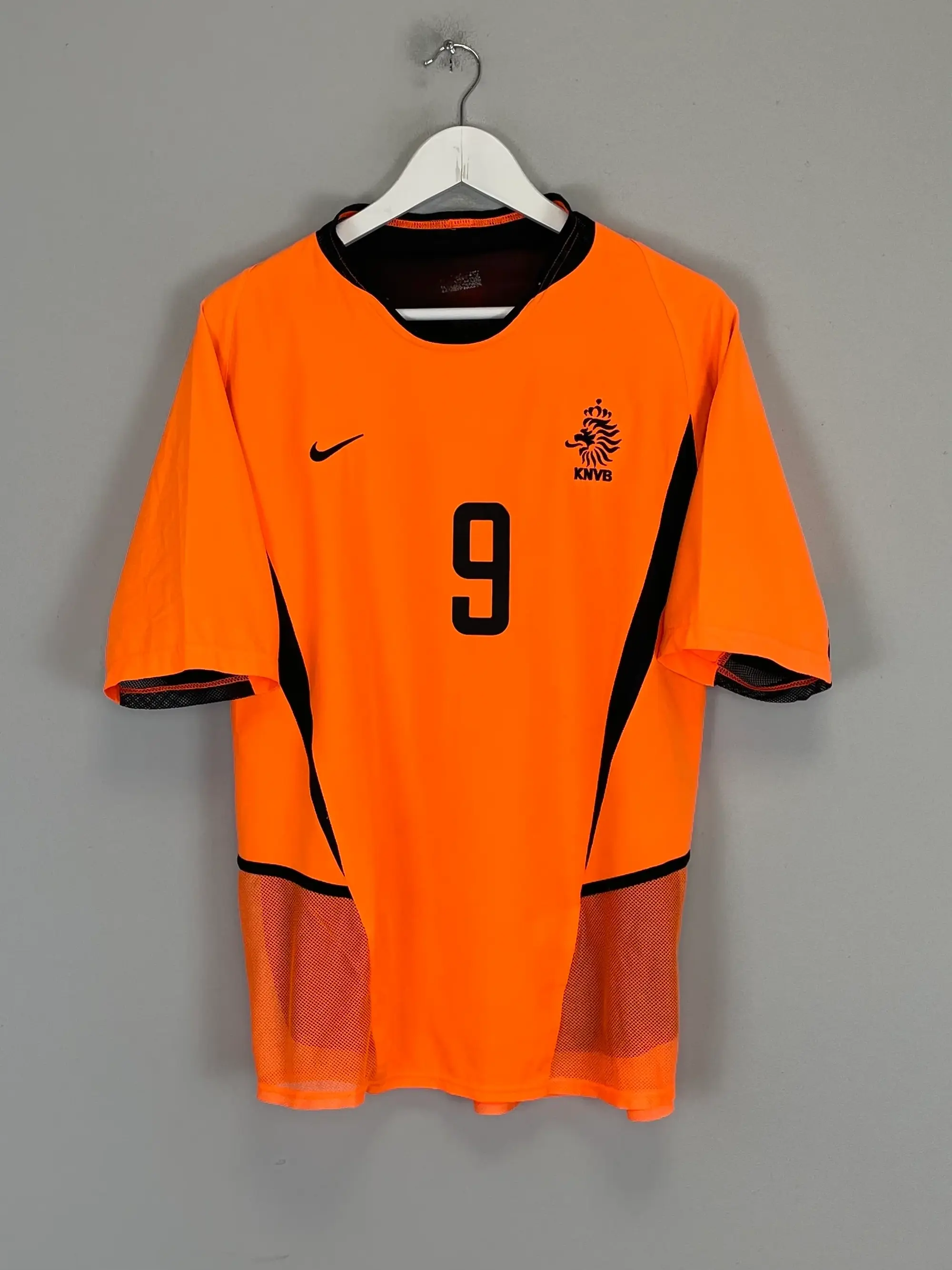 CULT KITS - 2002/04 NETHERLANDS V.NISTELROOY #9 *PLAYER ISSUE* HOME SHIRT (M) NIKE