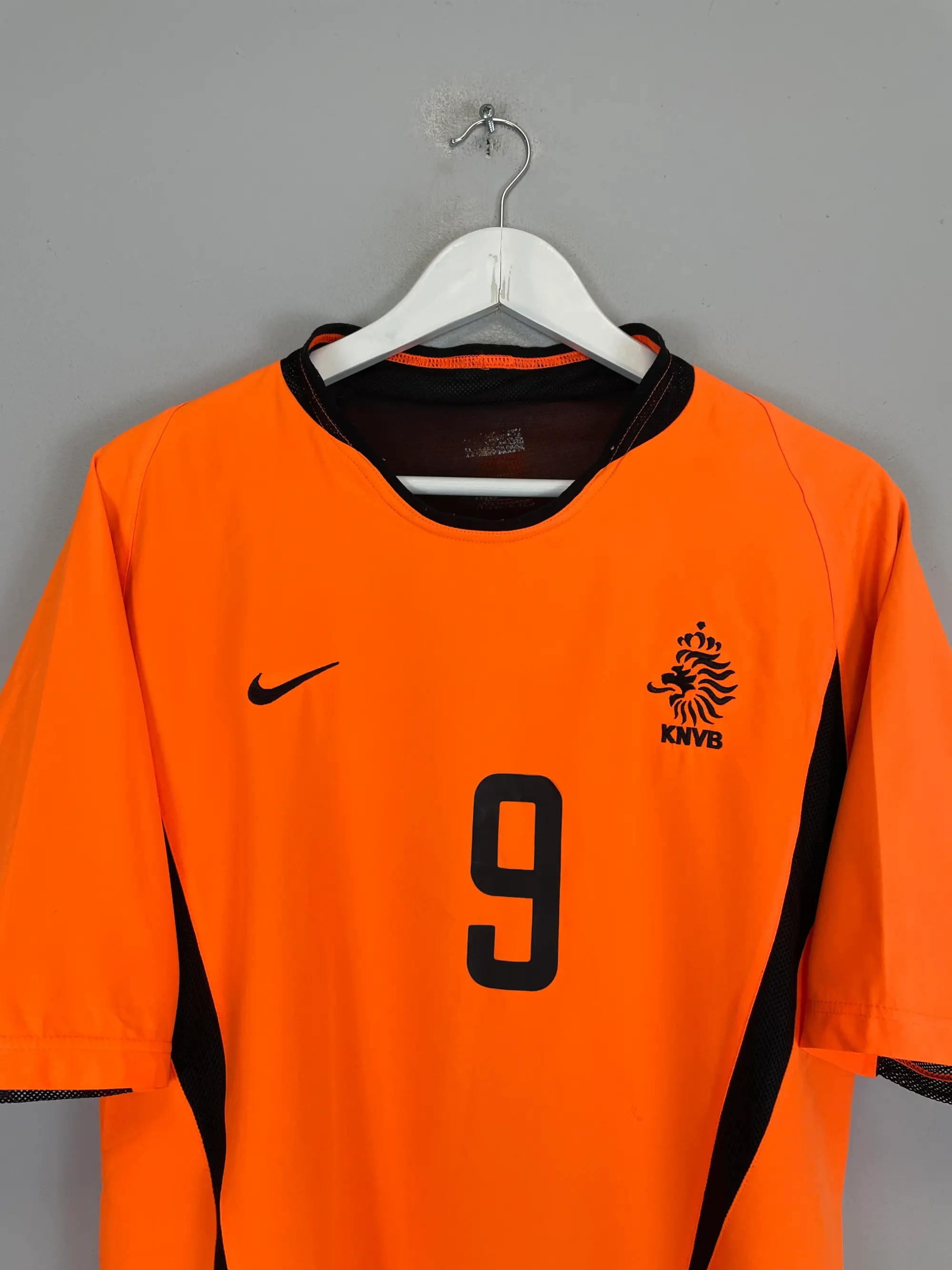 CULT KITS - 2002/04 NETHERLANDS V.NISTELROOY #9 *PLAYER ISSUE* HOME SHIRT (M) NIKE