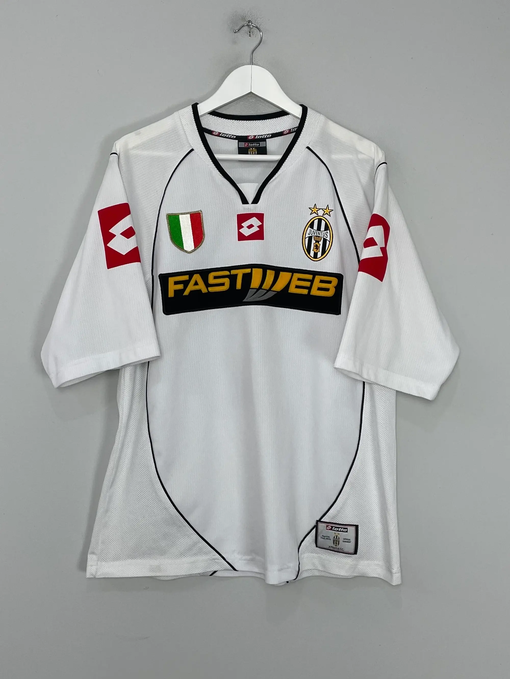 CULT KITS - 2002/03 JUVENTUS DEL PIERO #10 AWAY SHIRT (XL) LOTTO