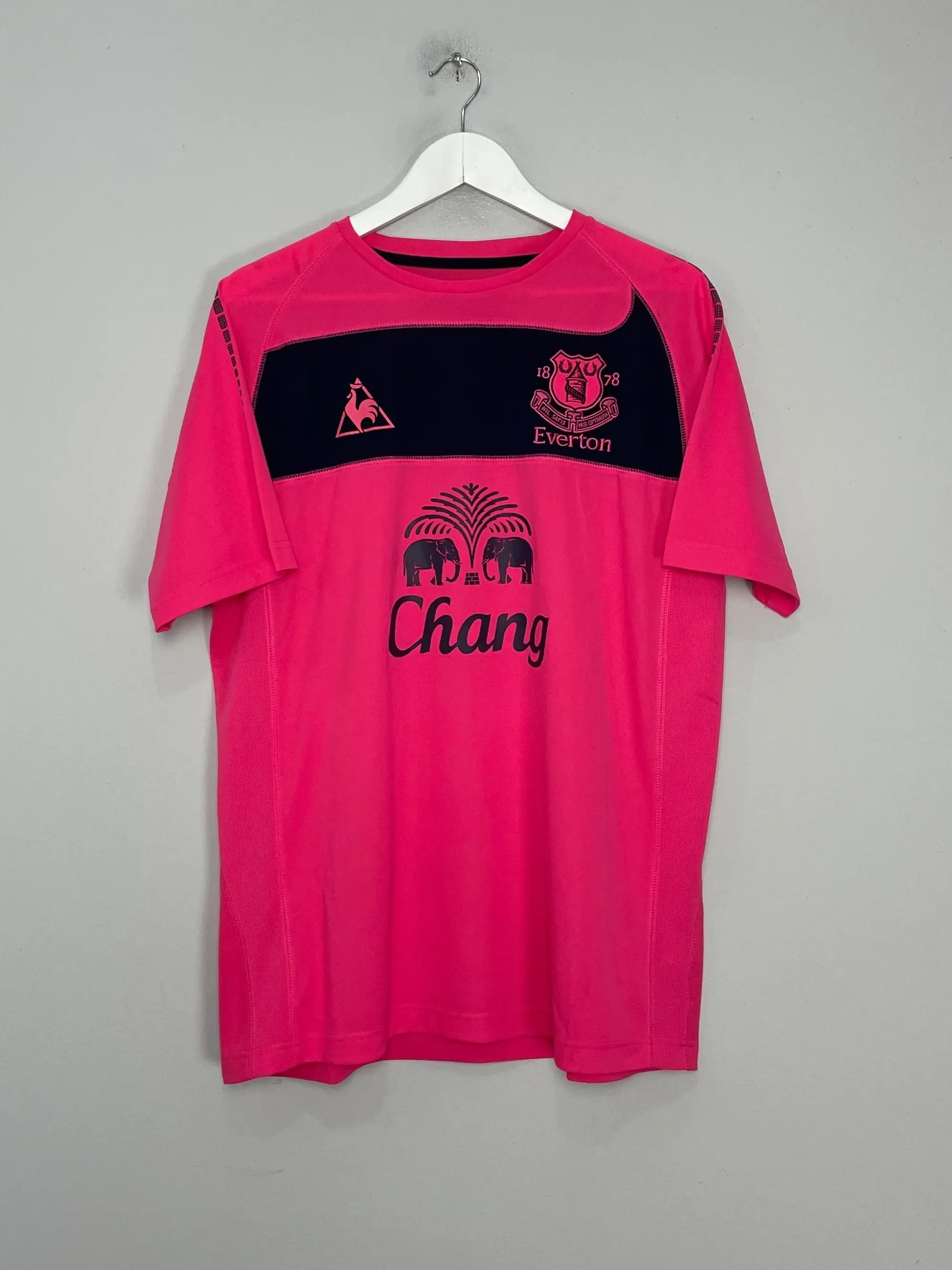 CULT KITS - 2010/11 EVERTON SAHA #8 AWAY SHIRT (L) LE COQ