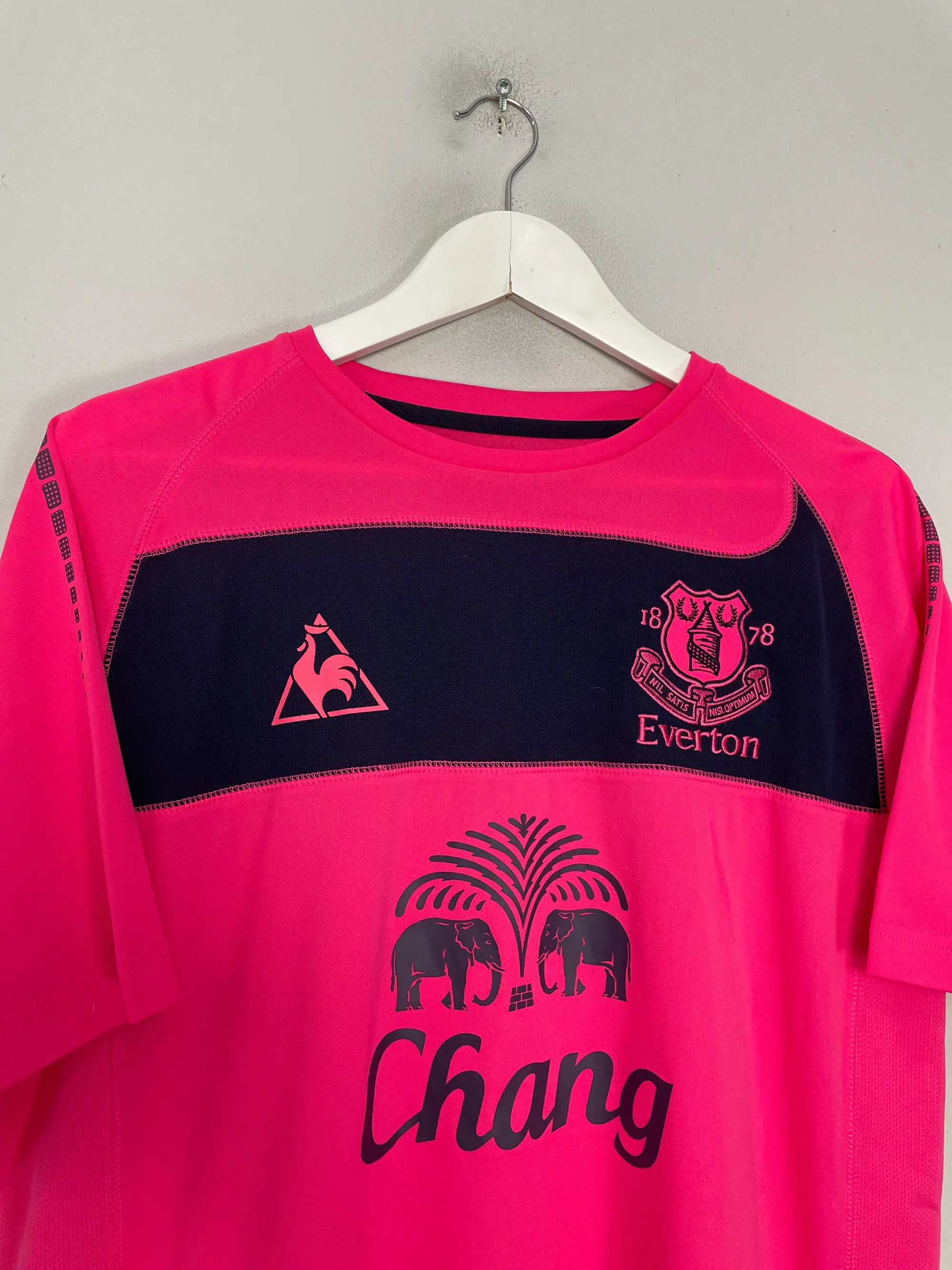 CULT KITS - 2010/11 EVERTON SAHA #8 AWAY SHIRT (L) LE COQ