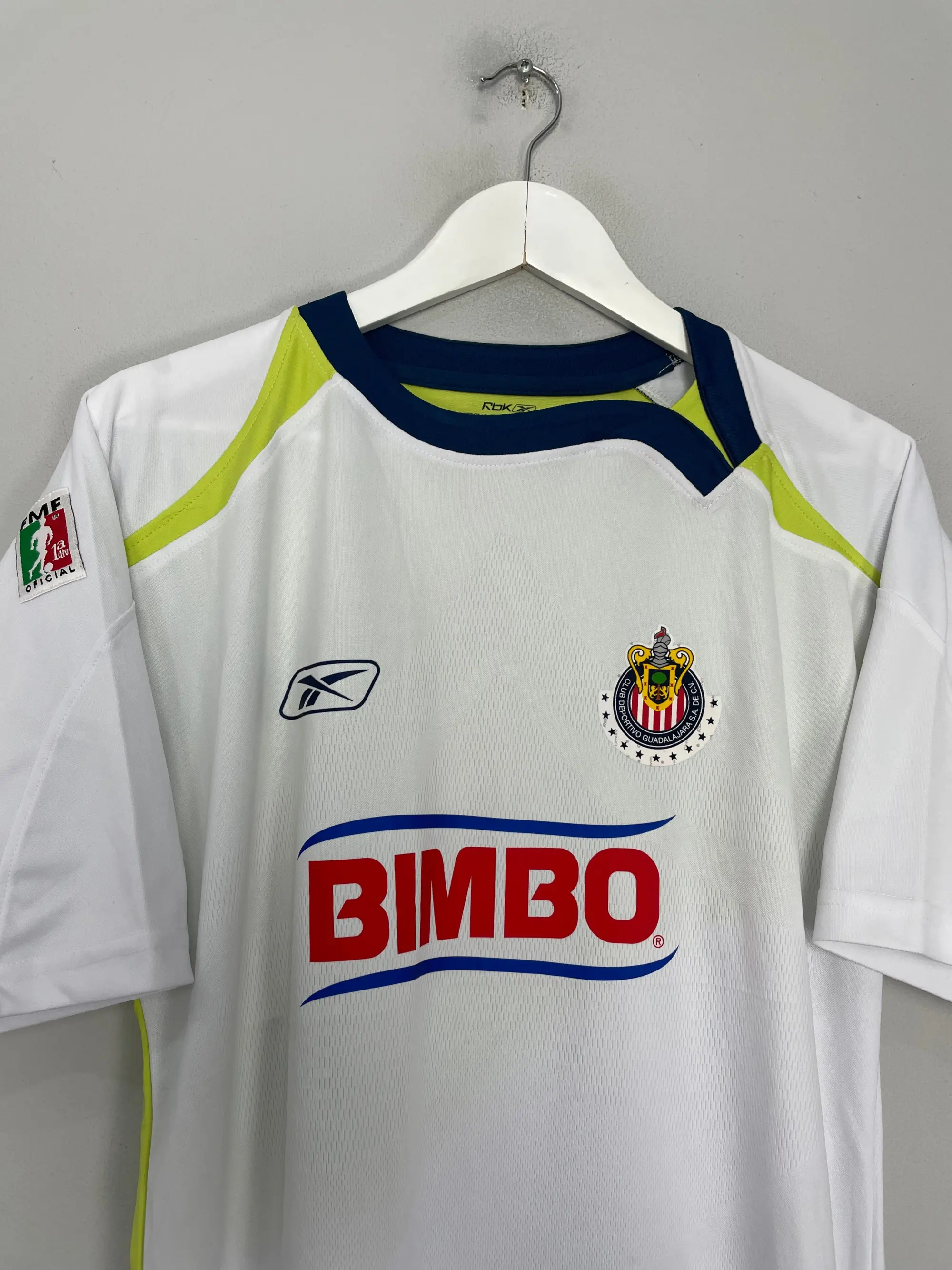 CULT KITS - 2007/08 CHIVAS GUADALAJARA CHICHARITO #25 AWAY SHIRT (S) REEBOK