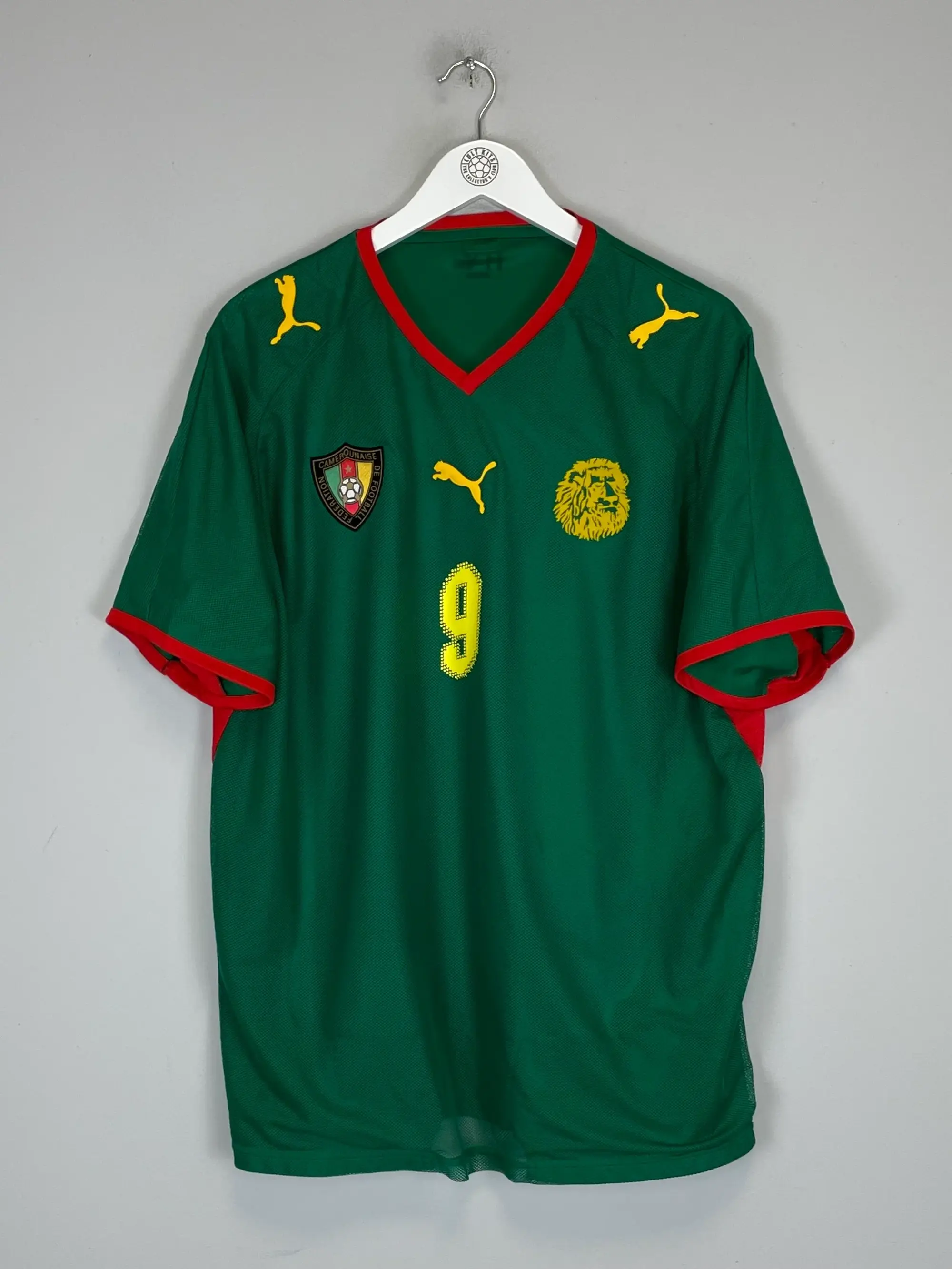 CULT KITS - 2008/09 CAMEROON ETO'O #9 HOME SHIRT (XXL) PUMA