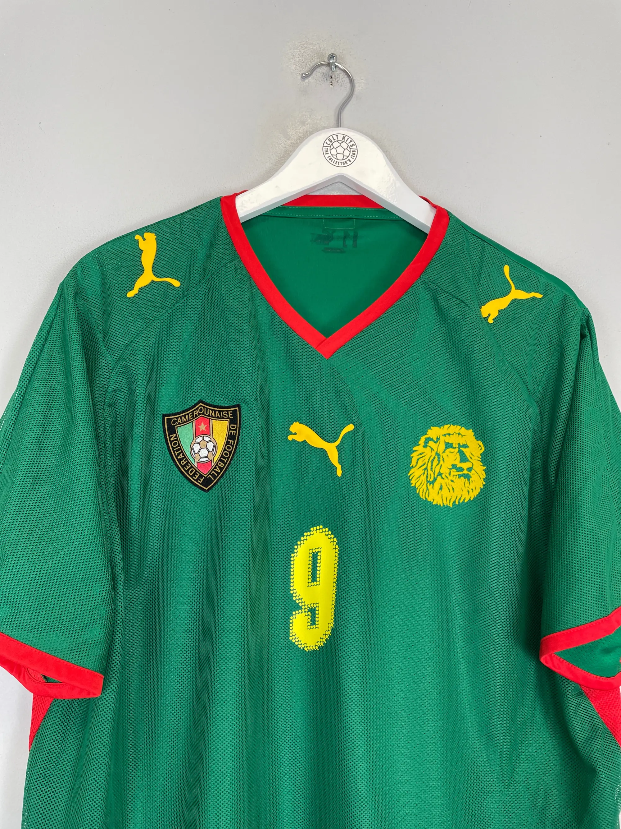 CULT KITS - 2008/09 CAMEROON ETO'O #9 HOME SHIRT (XXL) PUMA