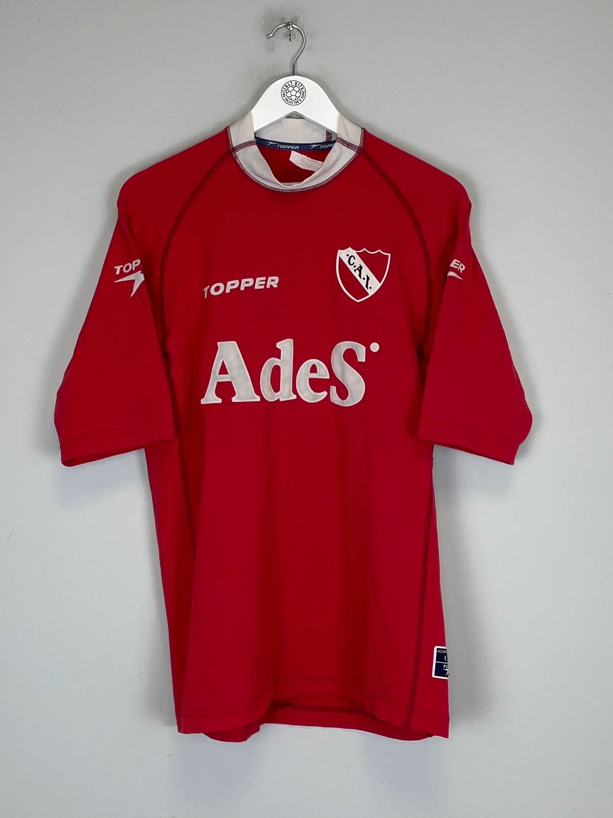 CULT KITS - 2000/01 INDEPENDIENTE HOME SHIRT (L) TOPPER