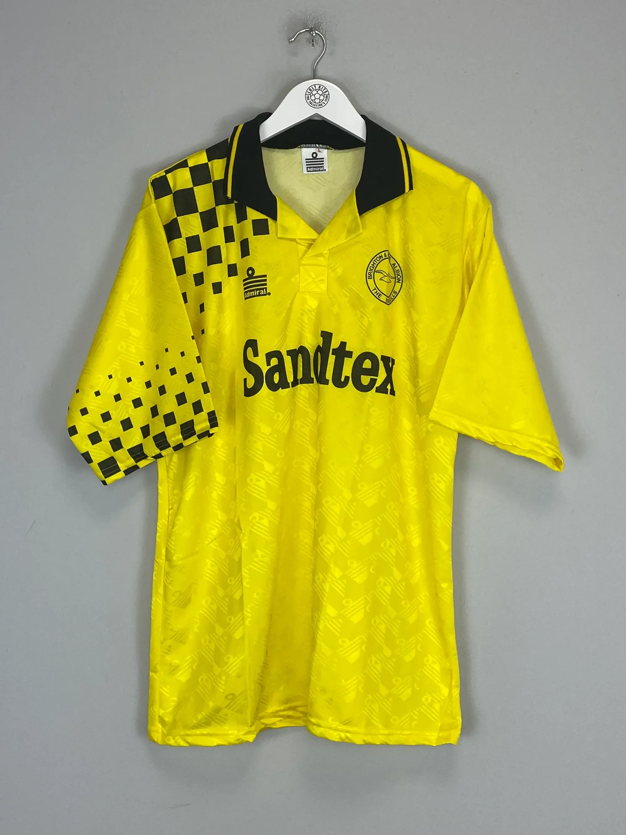 CULT KITS - 1995/96 BRIGHTON *MINT* AWAY SHIRT (L) ADMIRAL