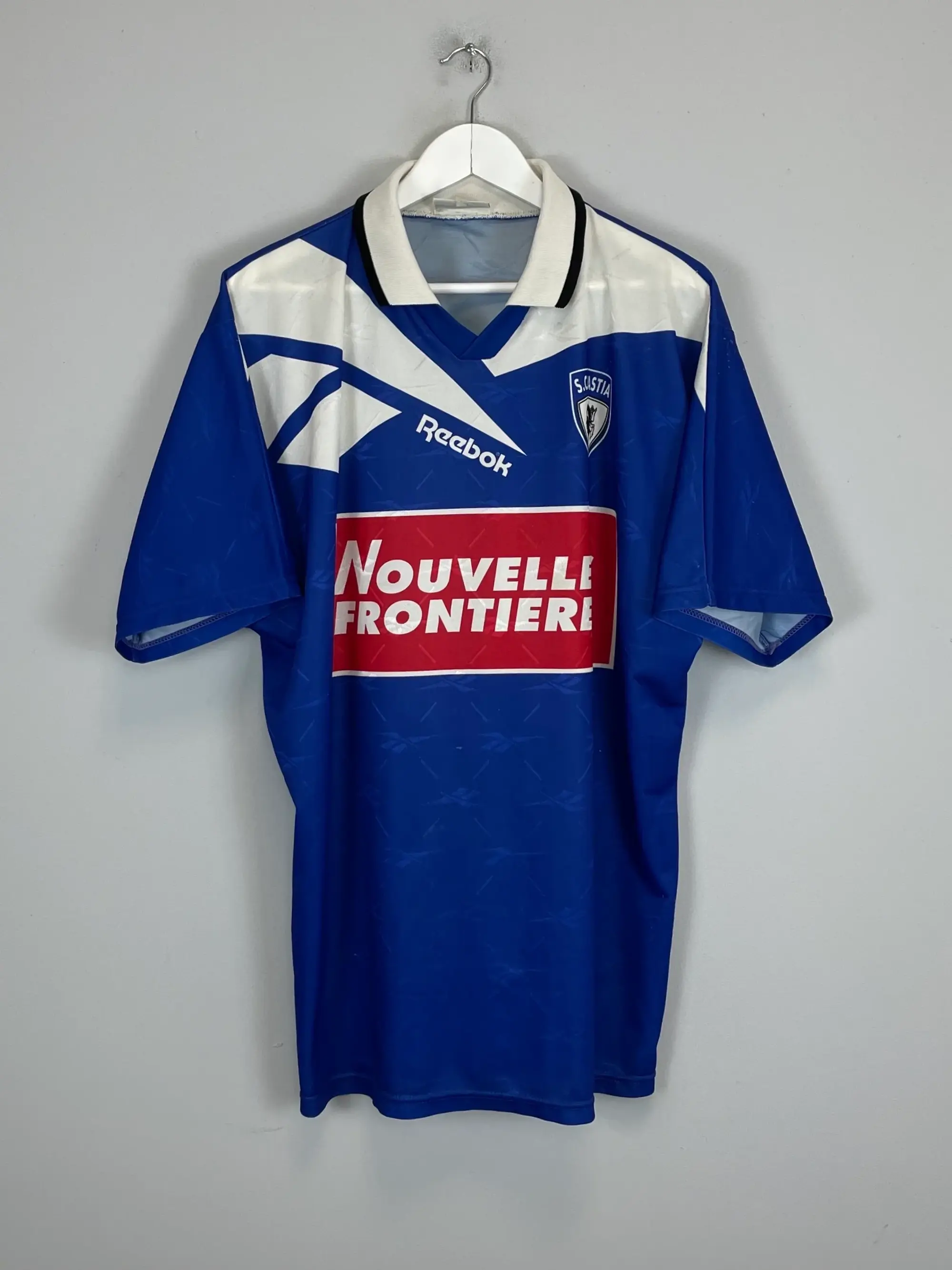 CULT KITS - 1995/96 SC BASTIA #23 HOME SHIRT (L) REEBOK