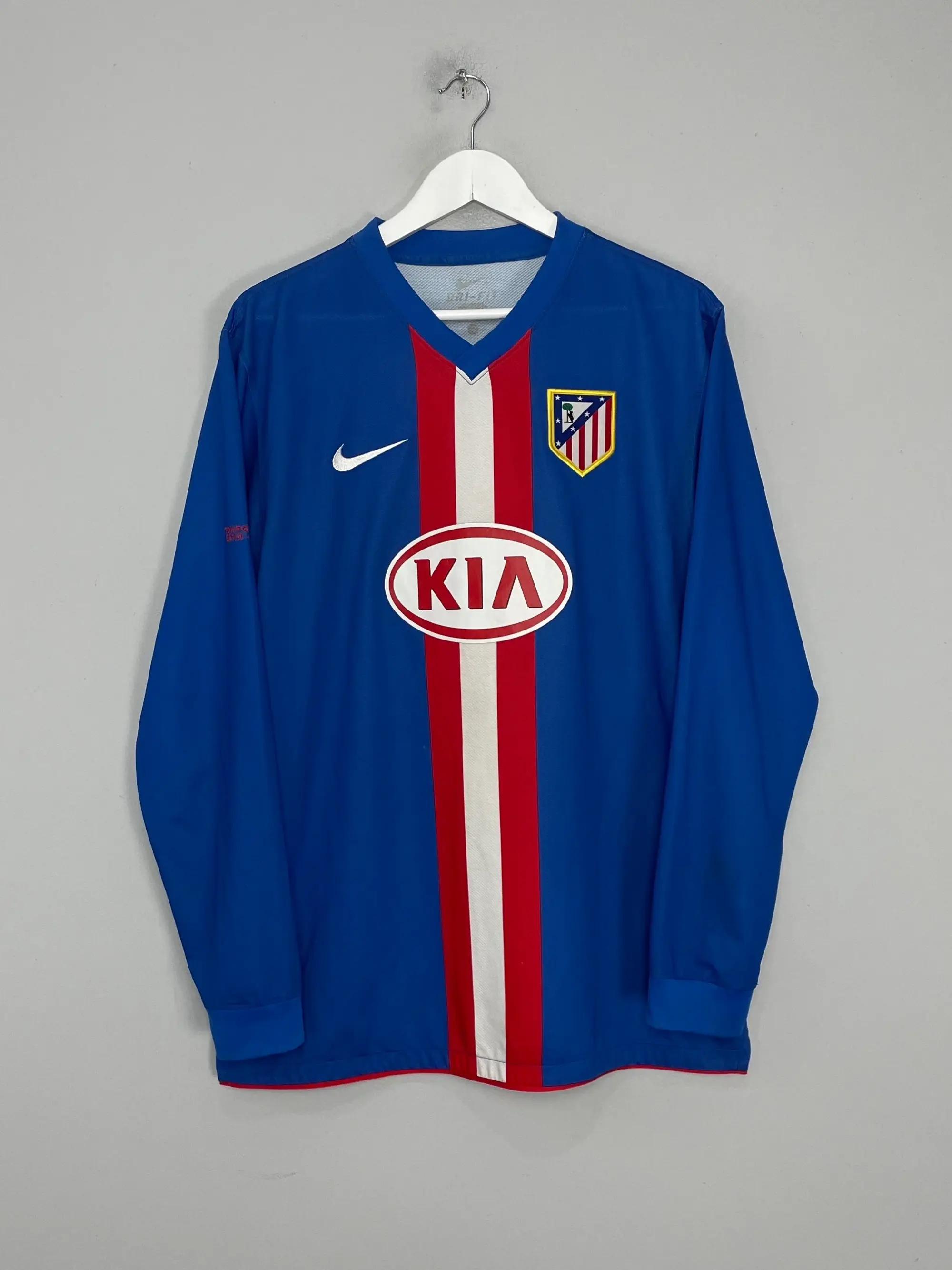 CULT KITS - 2010/11 ATLETICO MADRID SIMAO #11 *PLAYER ISSUE* L/S AWAY SHIRT (L) NIKE