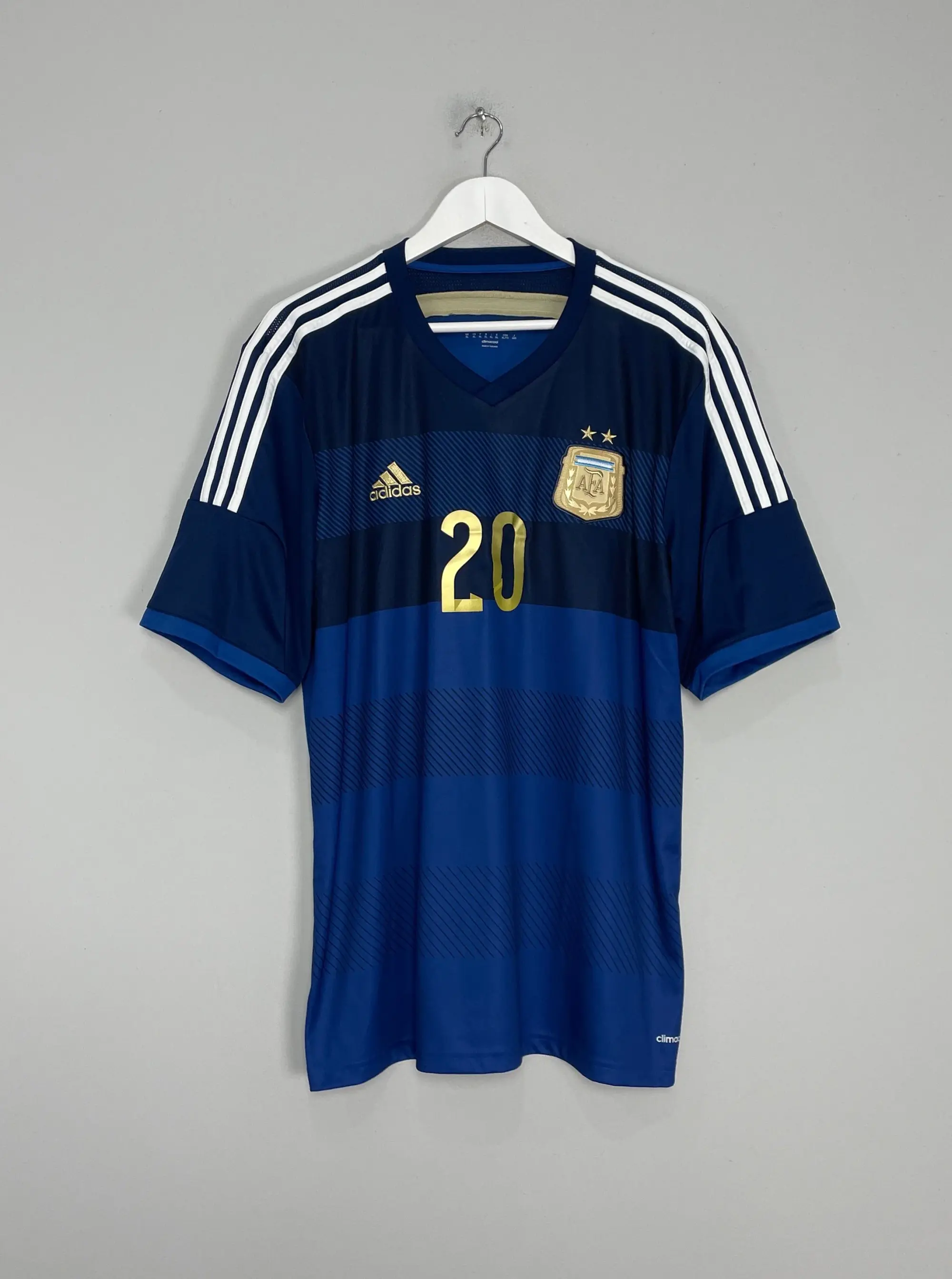 CULT KITS - 2014/15 ARGENTINA AGUERO #20 AWAY SHIRT (XL) ADIDAS