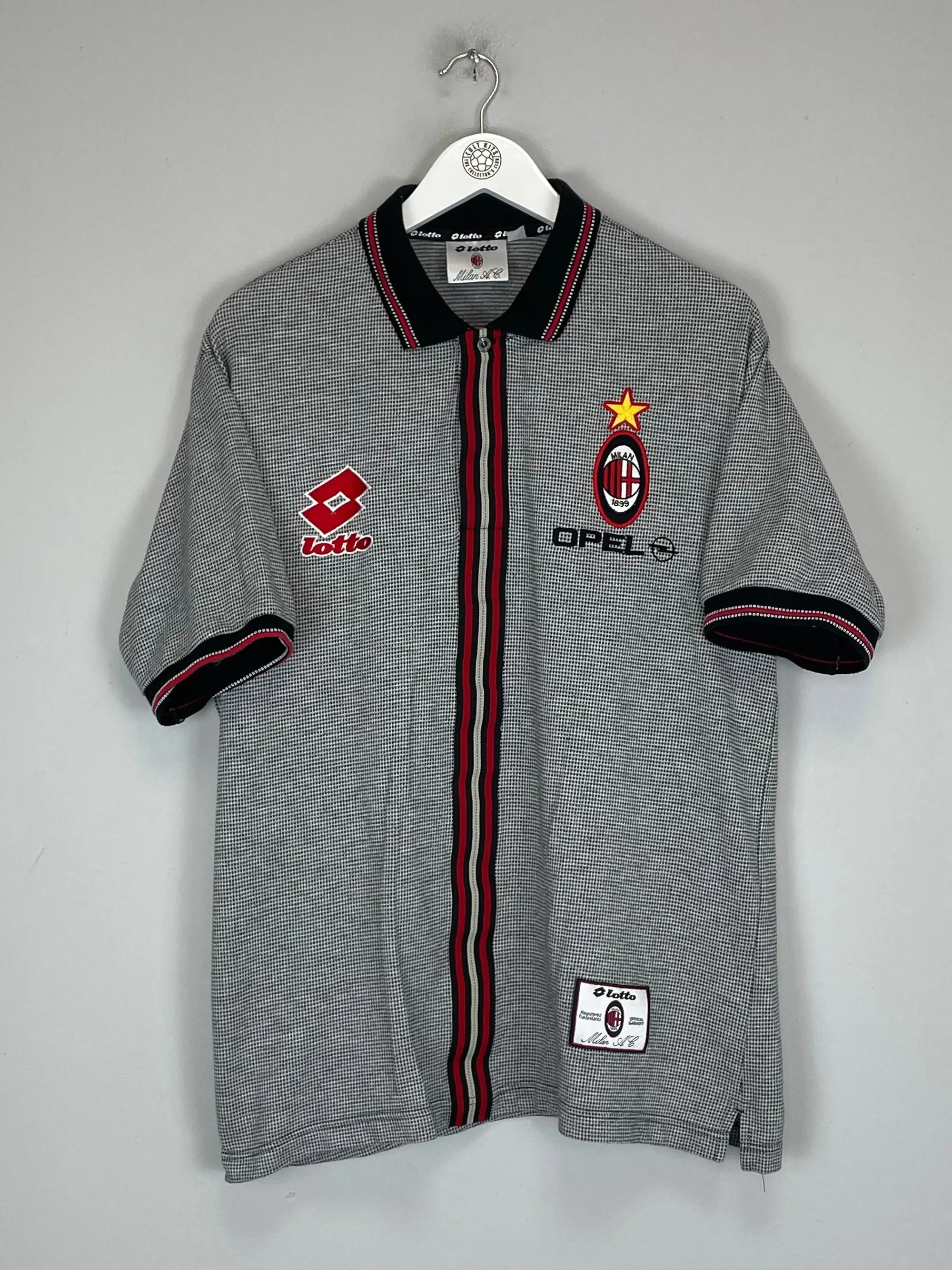 CULT KITS - 1997/98 AC MILAN TRAINING SHIRT (L) LOTTO